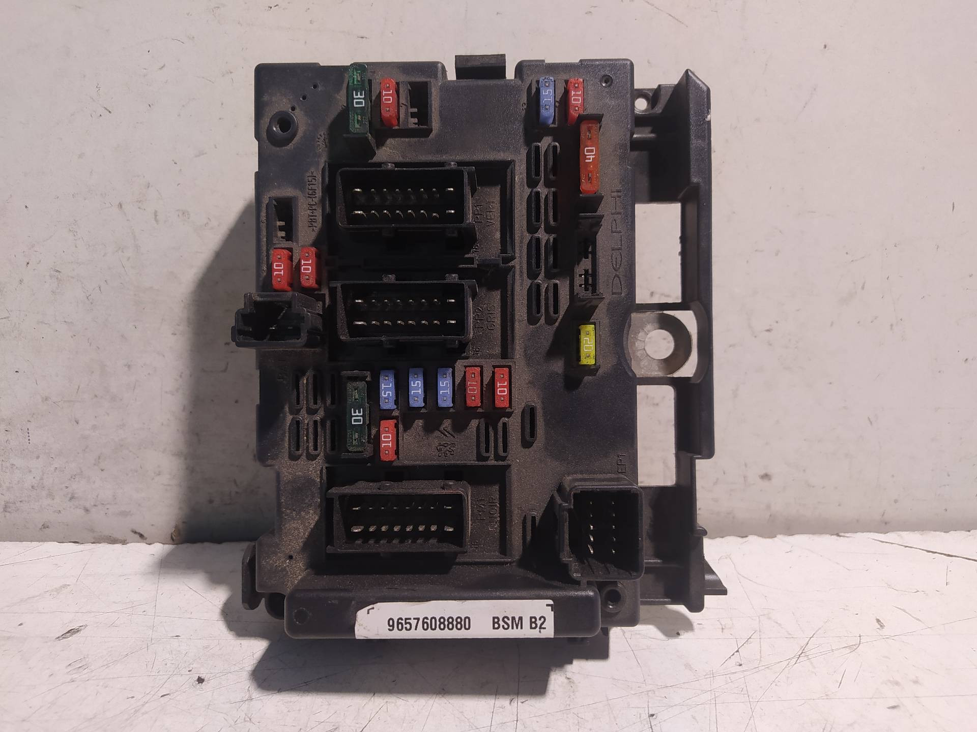 PEUGEOT 307 1 generation (2001-2008) Fuse Box 9657608880 20072696