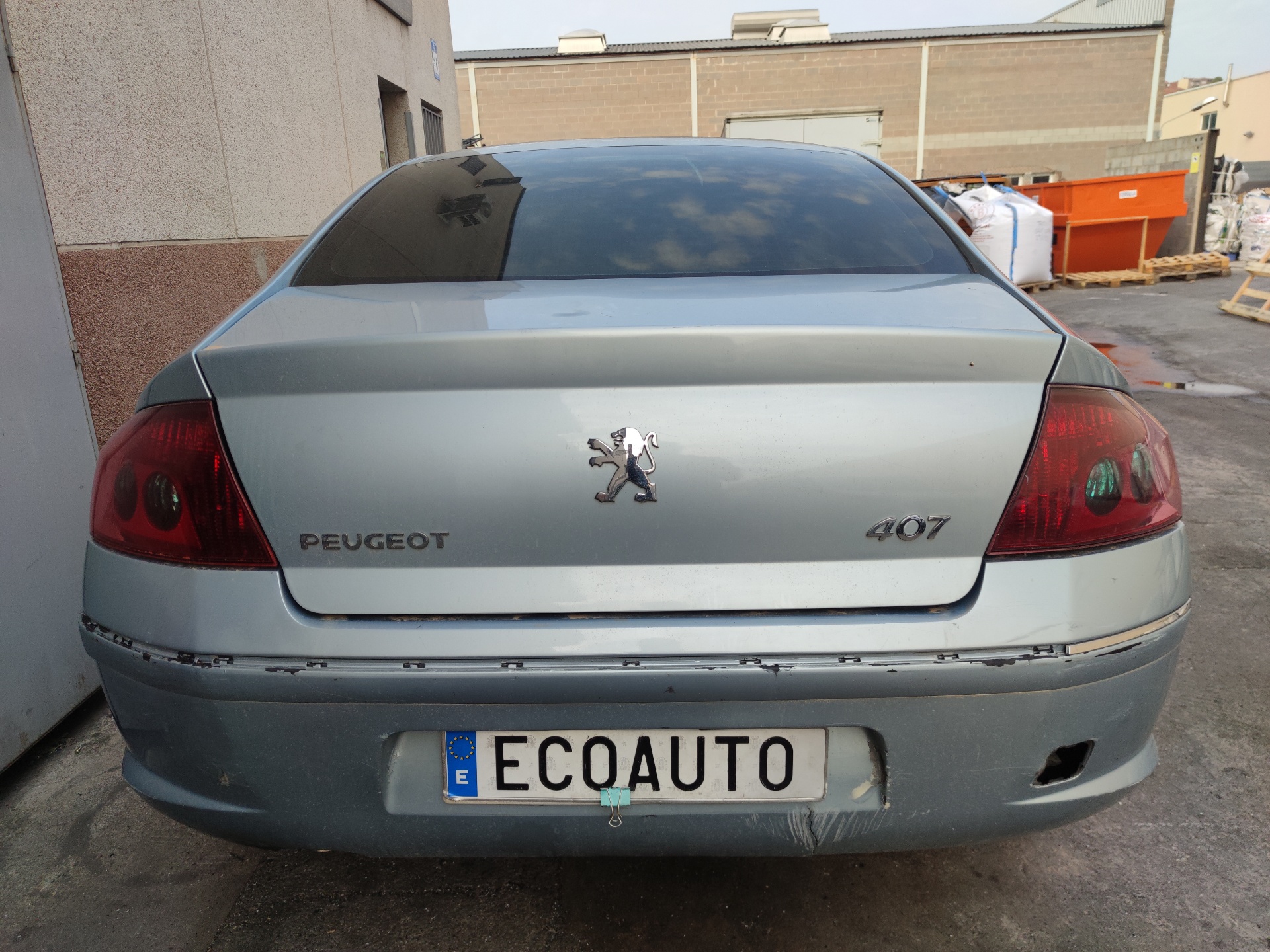 PEUGEOT 407 1 generation (2004-2010) Pravé predné svetlo 9660235980 23206534