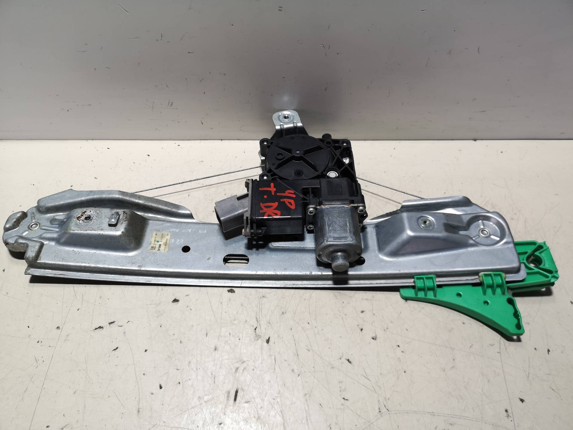 OPEL Astra J (2009-2020) Rear Right Door Window Regulator 910280103, 966593102 25038938