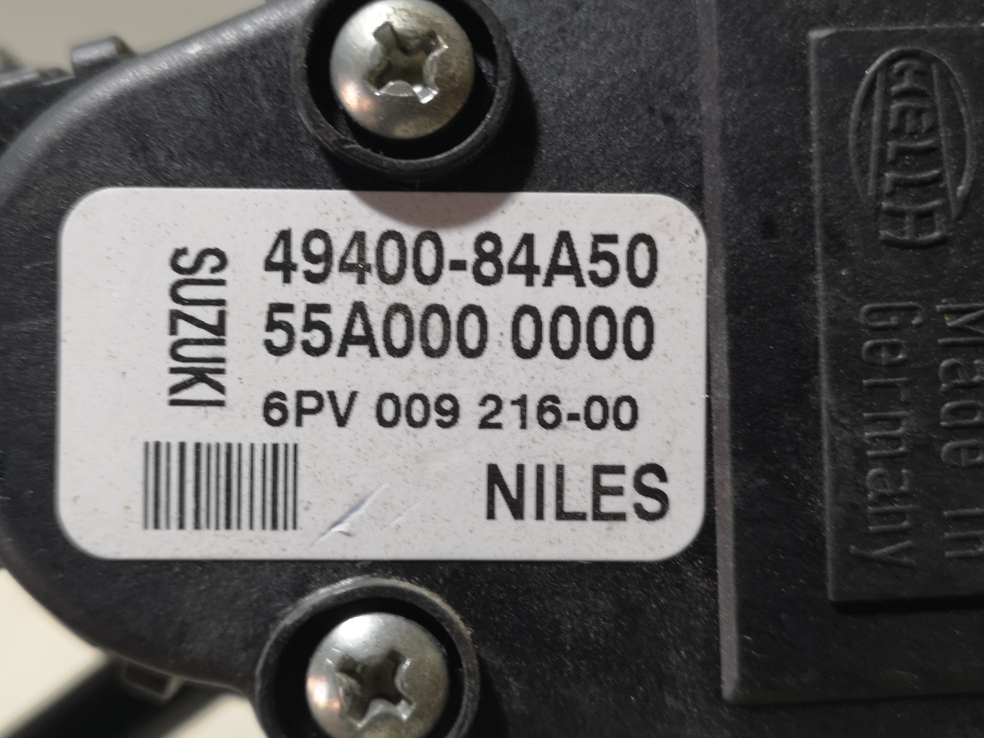 SUZUKI Jimny 3 generation (1998-2018) Throttle Pedal 4940084A50 24977221