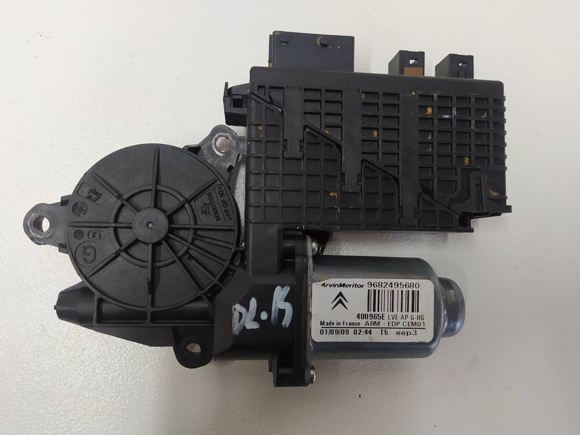 CITROËN C4 Picasso 1 generation (2006-2013) Front Left Door Window Regulator Motor 9682495680 25033526