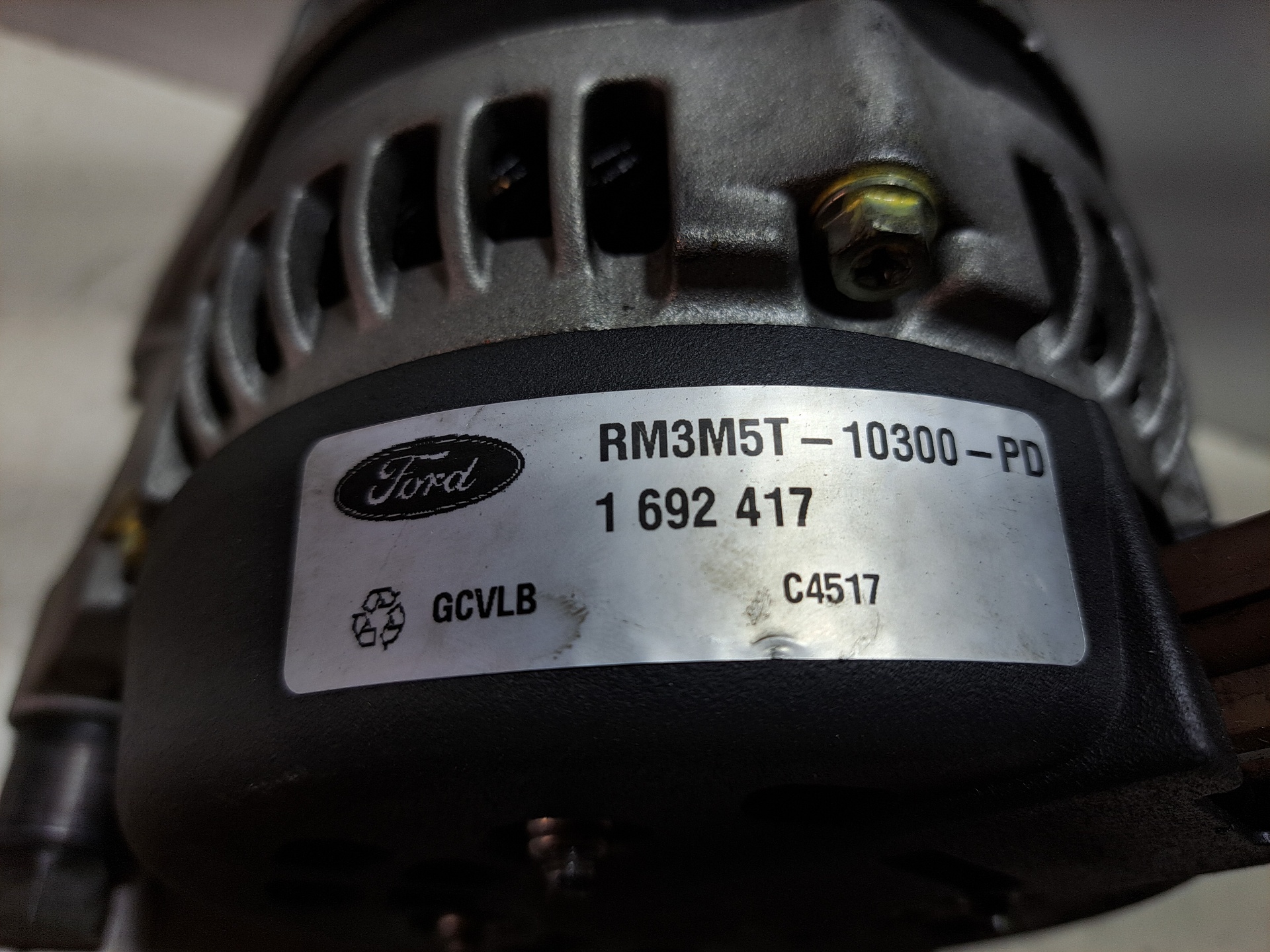 FORD Focus 2 generation (2004-2011) Alternator RM3M5T10300PD 25416060