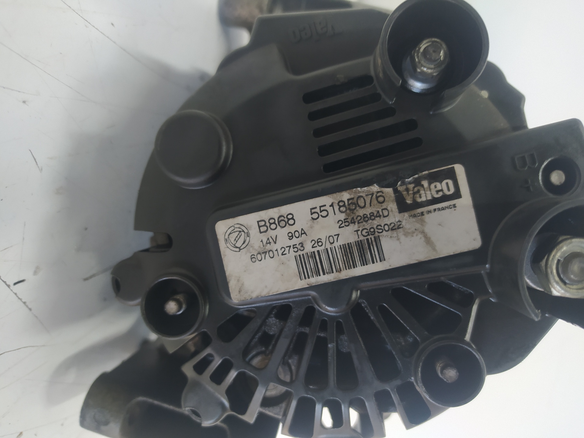 FIAT Grande Punto 1 generation (2006-2008) Alternator B86855185076 25039283