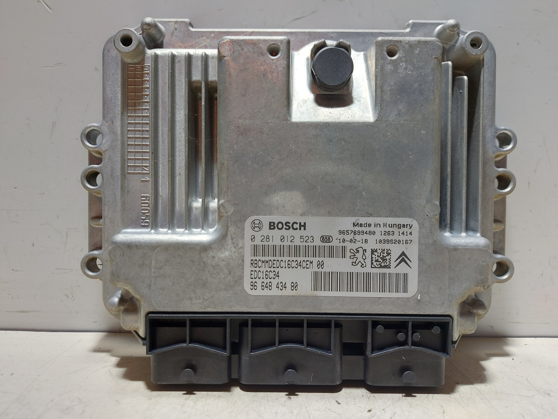 MASERATI Ghibli 3 generation (2013-2024) Calculateur d'unité de commande du moteur 0281012523 25416208