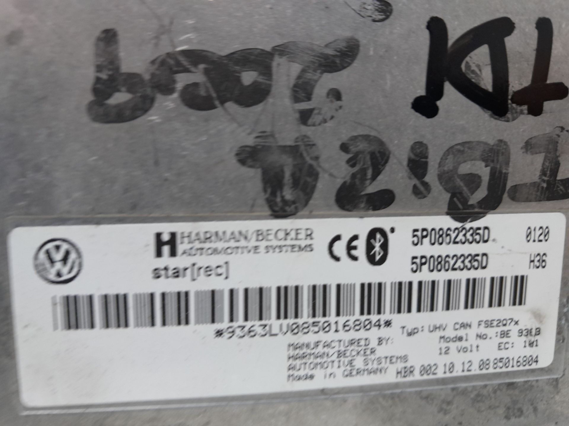Centralita bluetooth 5P0862335D de Seat Ibiza iv (6j5, 6p1) 2008-2010 - pieza usada