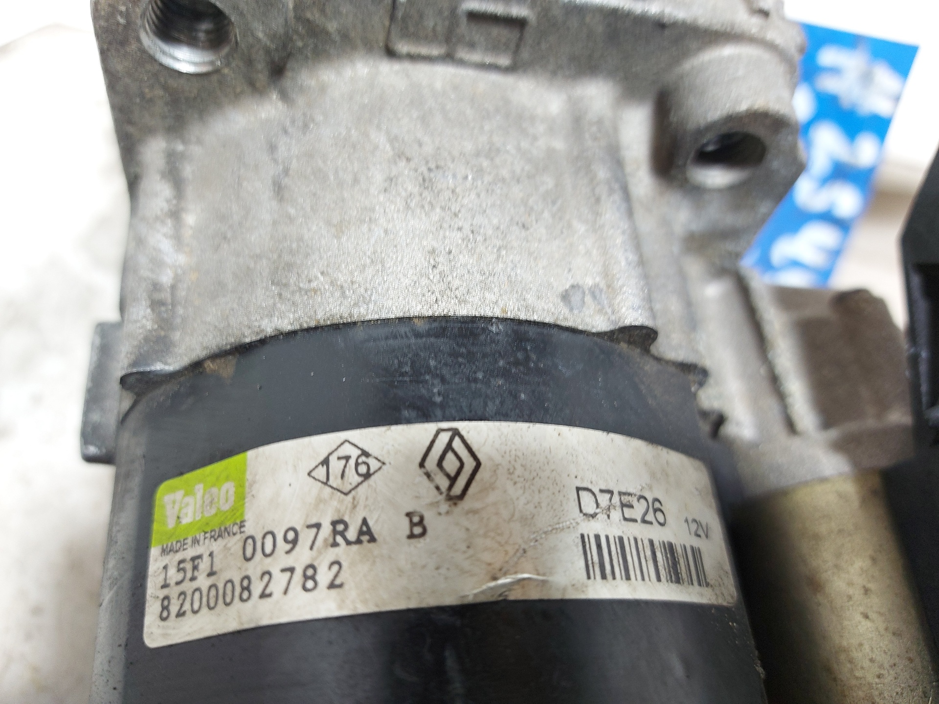 Motor arranque K4J C7 8200082782 de Renault Clio ii 2001-2010 - pieza usada
