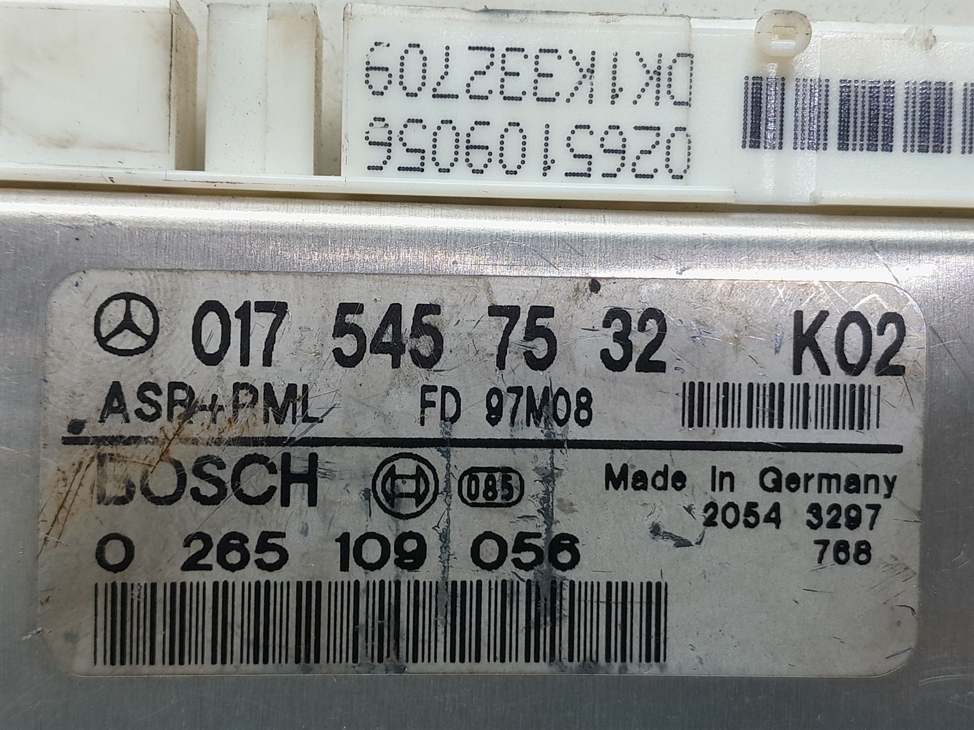 Centralita asr 606962 0175457532 de Mercedes-benz Clase e (w210) 1999-2002 - pieza usada