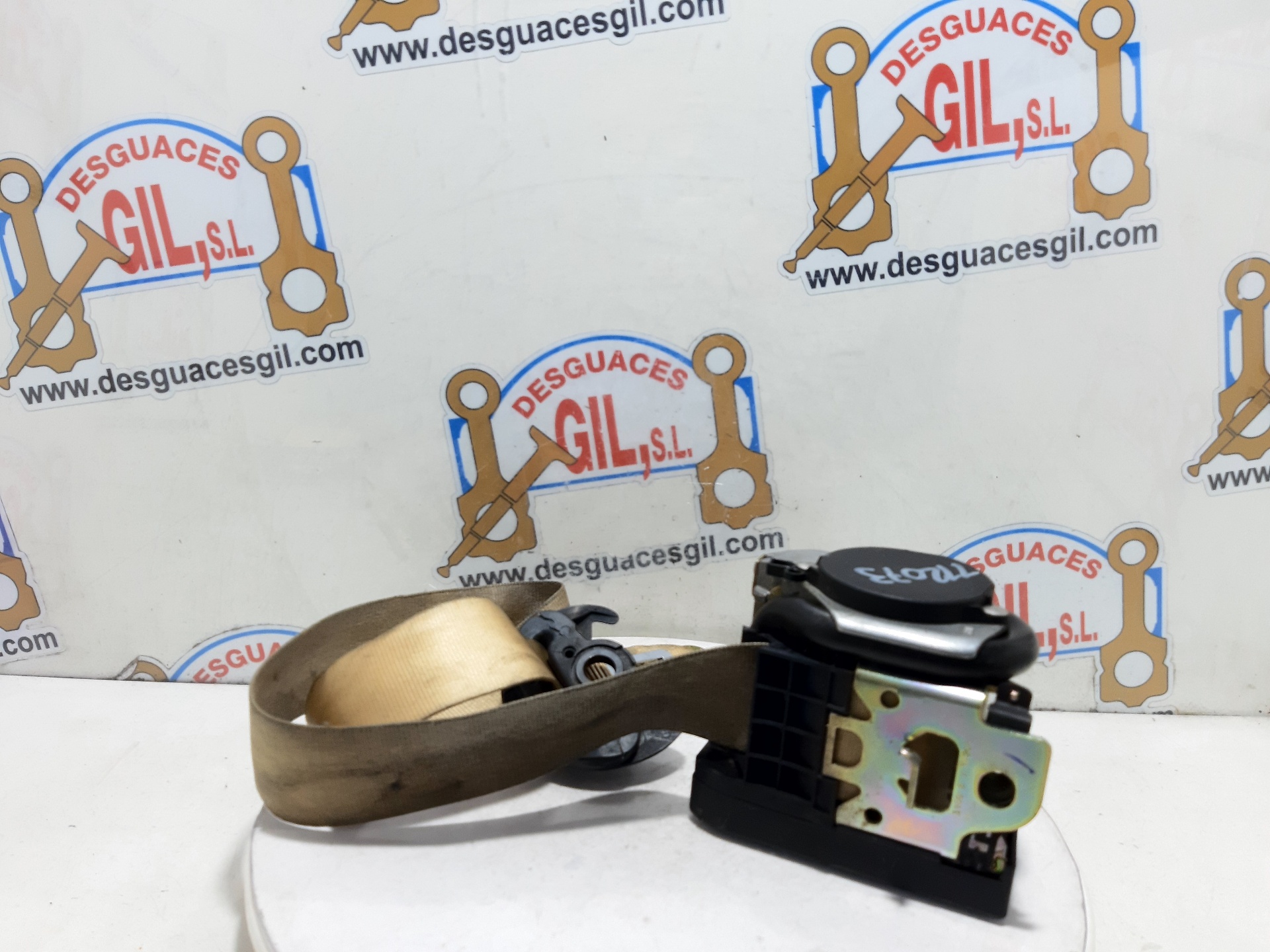 Cinturón seguridad delantero izquierdo K9K722 3B1857705D de Volkswagen Passat 2000-2005 - pieza usada