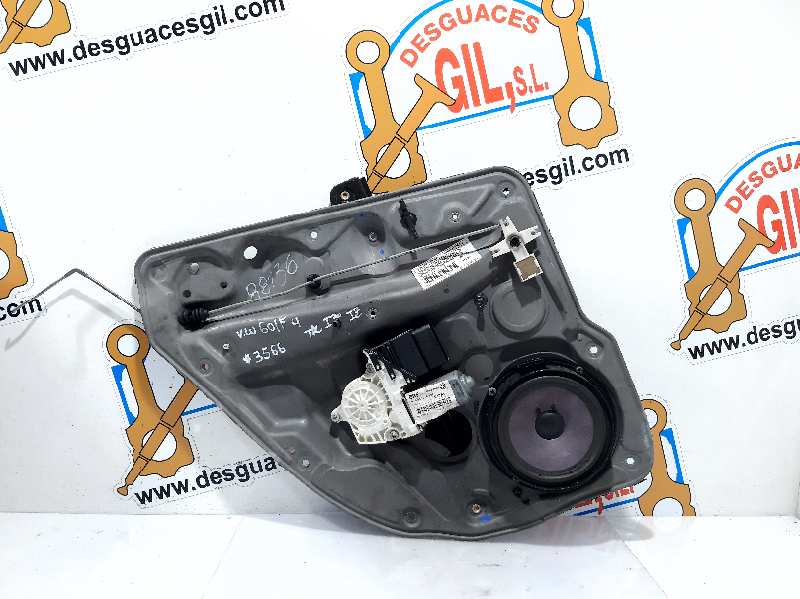Elevalunas trasero izquierdo 3566 1C0959811A de Volkswagen Golf 2002-2002 con 167508 km - pieza usada