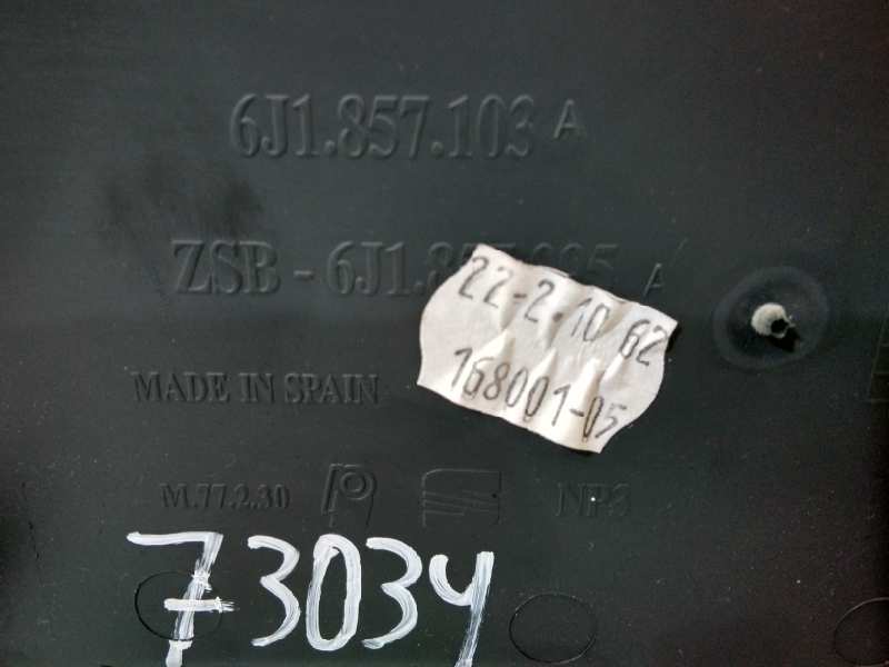 Guantera BXW 6J1857103A de Seat Ibiza 2008-2013 con 171863 km - pieza usada