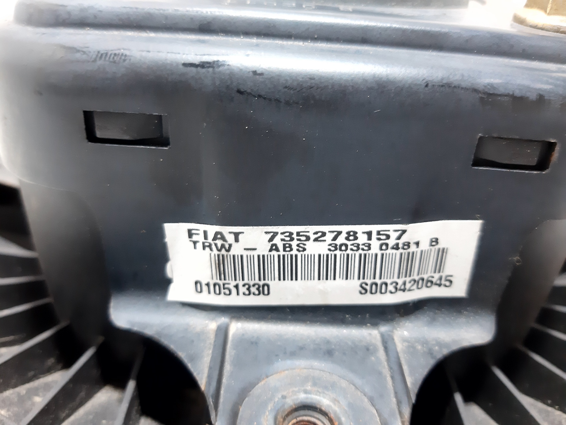 Airbag guida C9DB 735278157 de Fiat Punto (188_) 1999-2010 con 185731 km - pieza usada