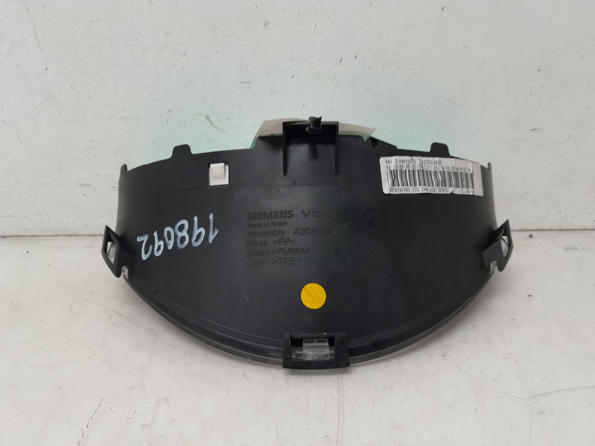 Cuadro de instrumentos KFVTU3JP 9658241480 de Peugeot 1007 2005-0 - pieza usada
