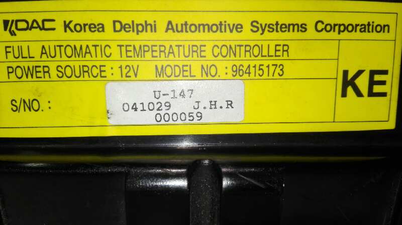 Mando calefaccion / aire acondicionado 96415173 de Chevrolet Tacuma 2005-2005