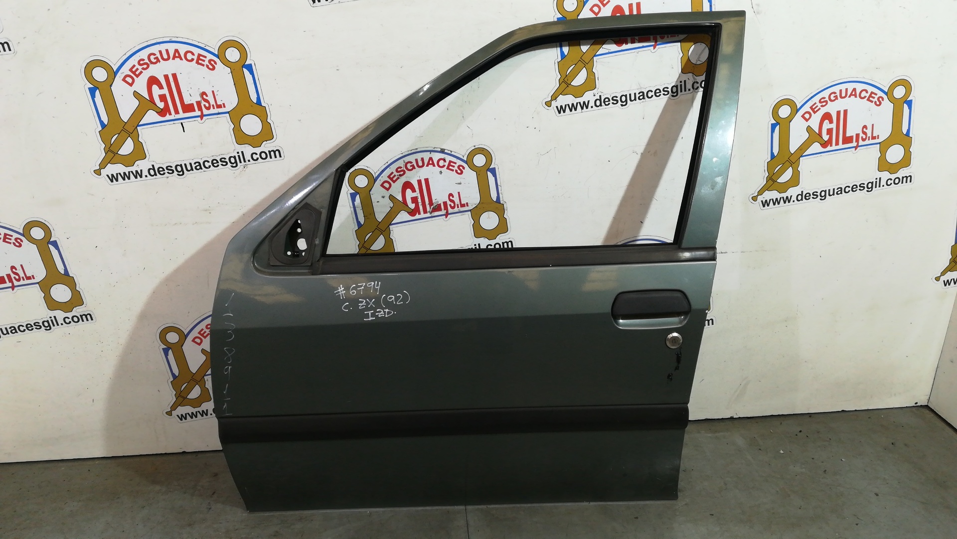 Puerta delantera izquierda D9B de Citroen Zx 1991-1996 - pieza usada