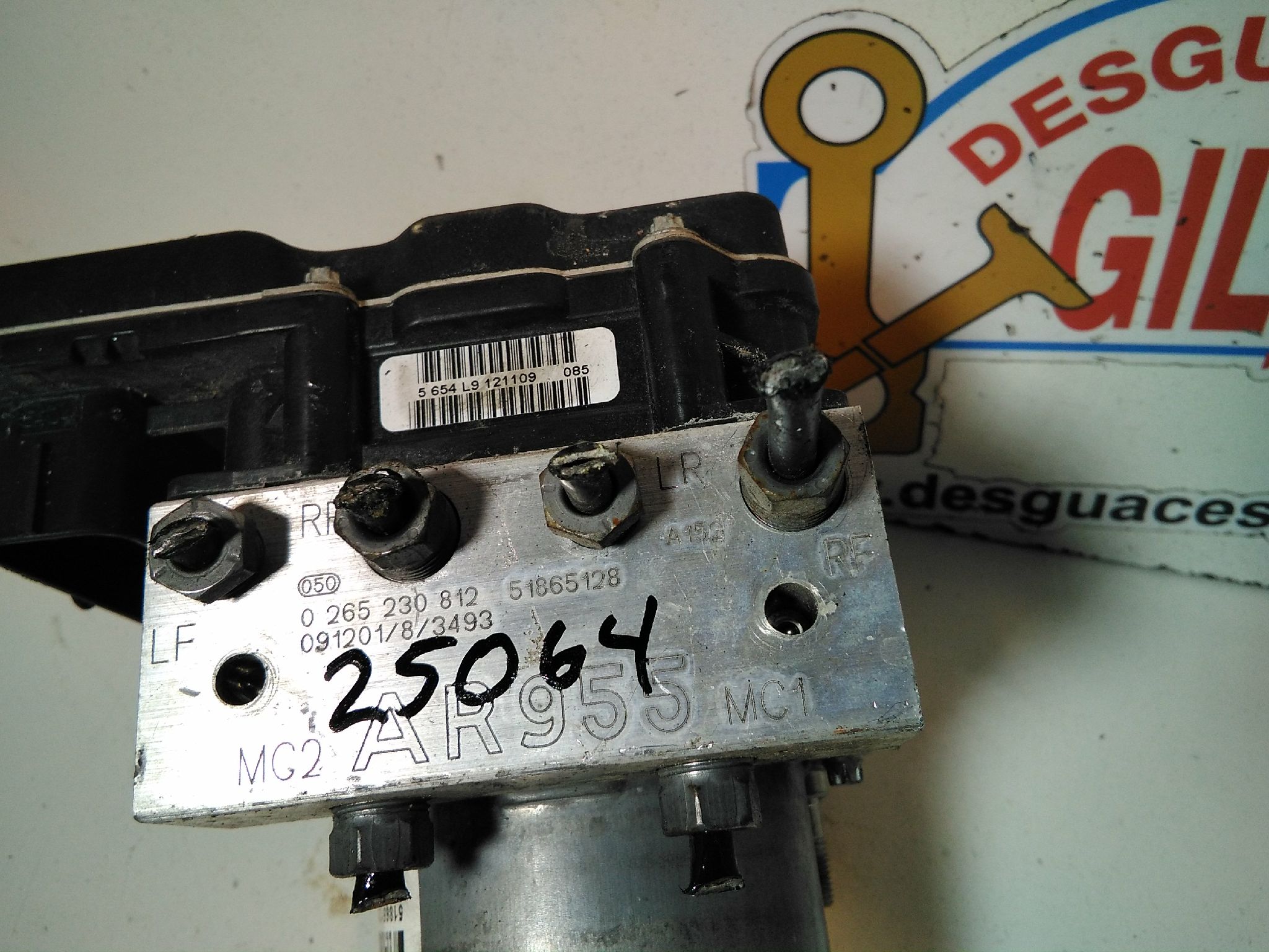 Abs 51865128 de Alfa romeo Mito 2009-2014 - pieza usada