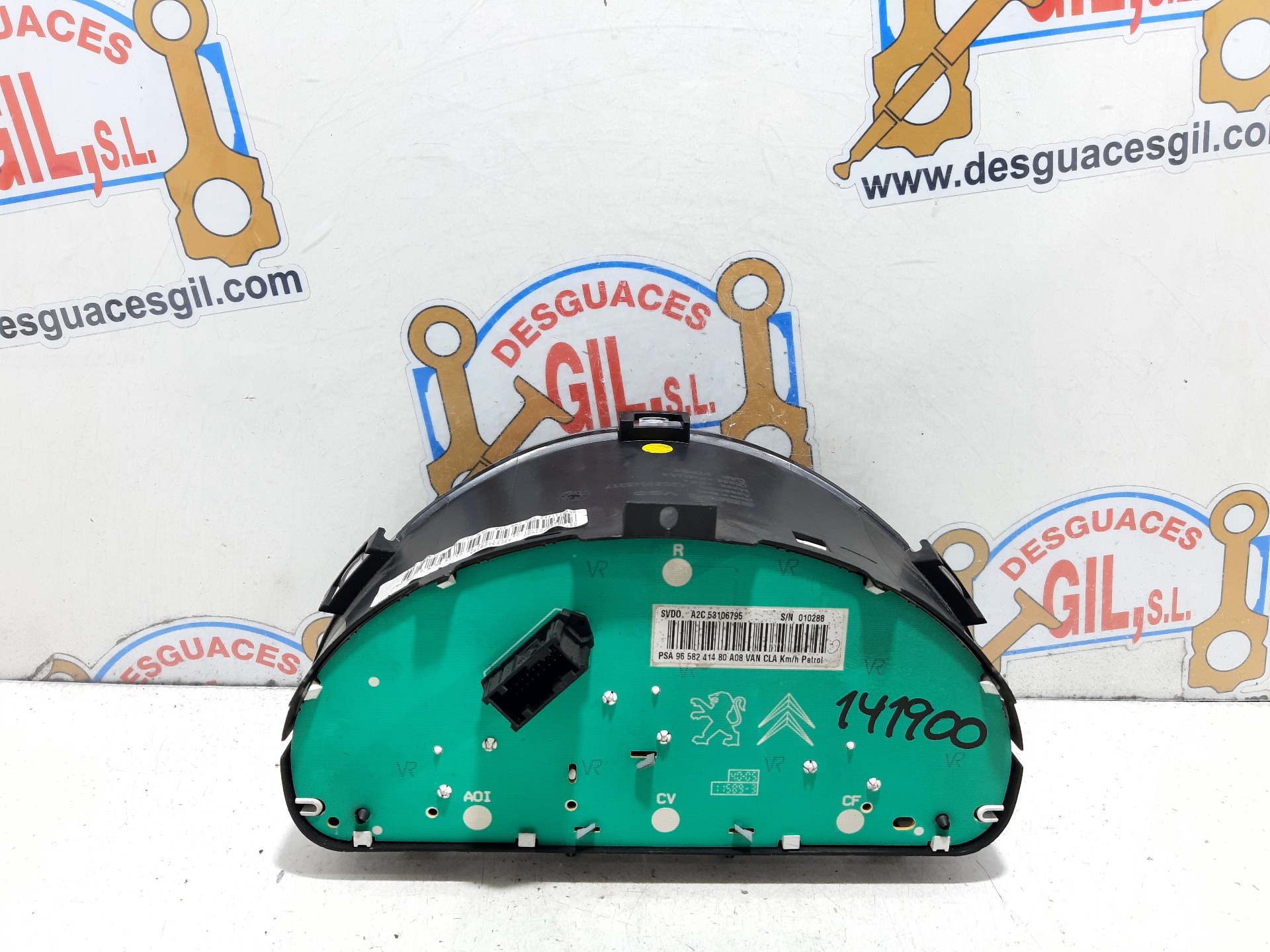 Cuadro de instrumentos KFVTU3JP 9658241480 de Peugeot 1007 2005-0