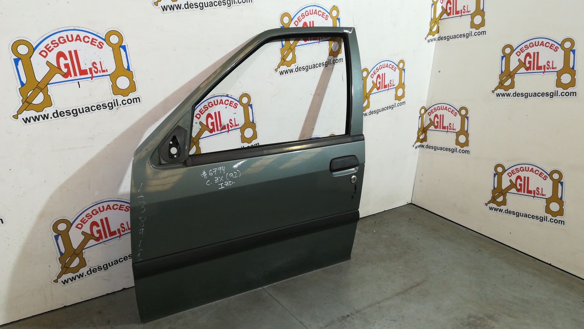 Puerta delantera izquierda D9B de Citroen Zx 1991-1996 - pieza usada