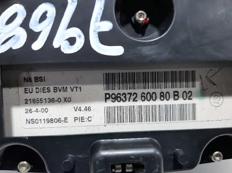 Cuadro de instrumentos 9HZ P963726008B02 de Citroen Xsara (n1) 2000-2005 con 168963 km - pieza usada