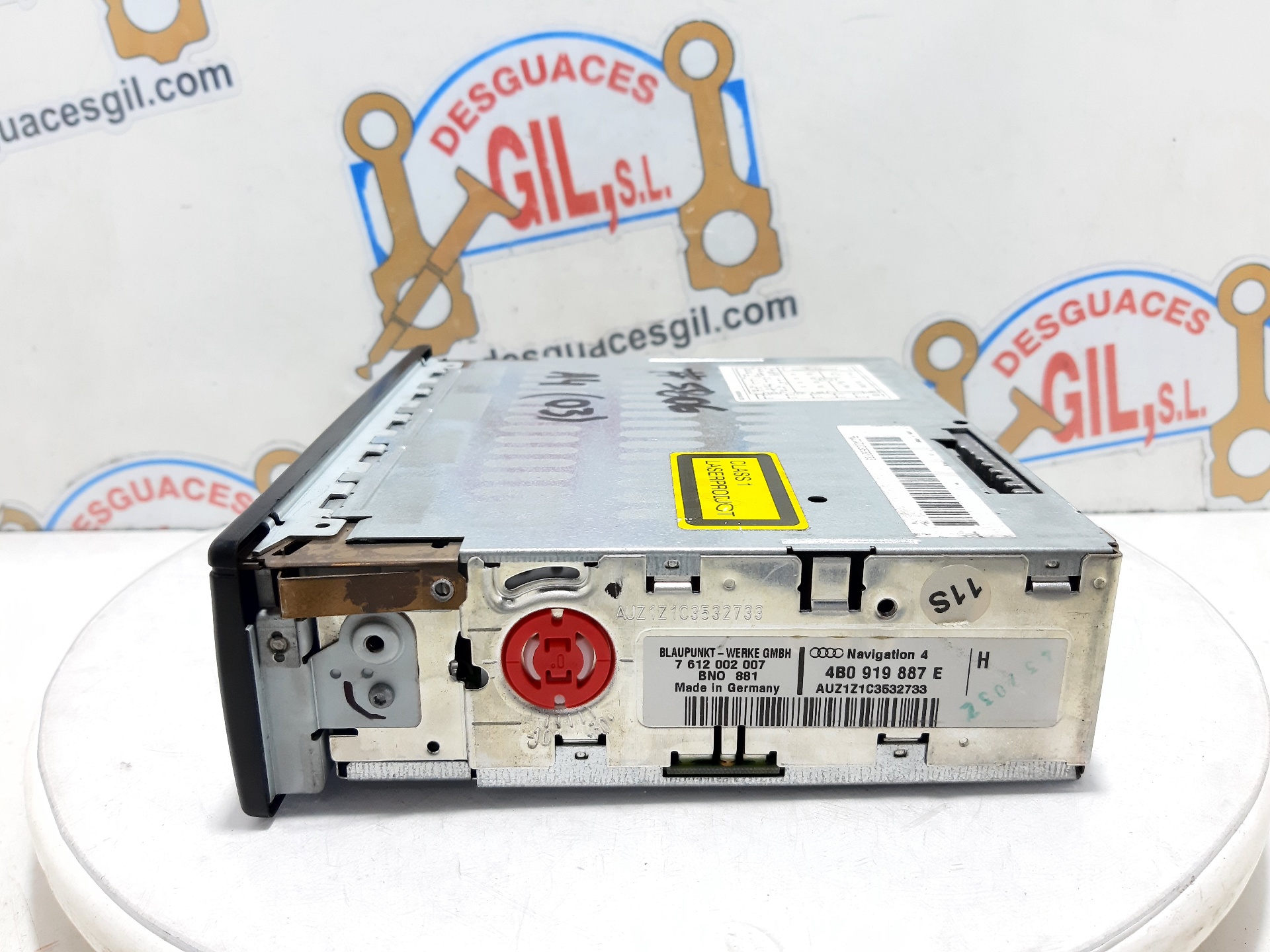 Sistema navegación gps AVF 4B0919887E de Audi A4 b6 (8e2) 2000-2004 con 189052 km - pieza usada