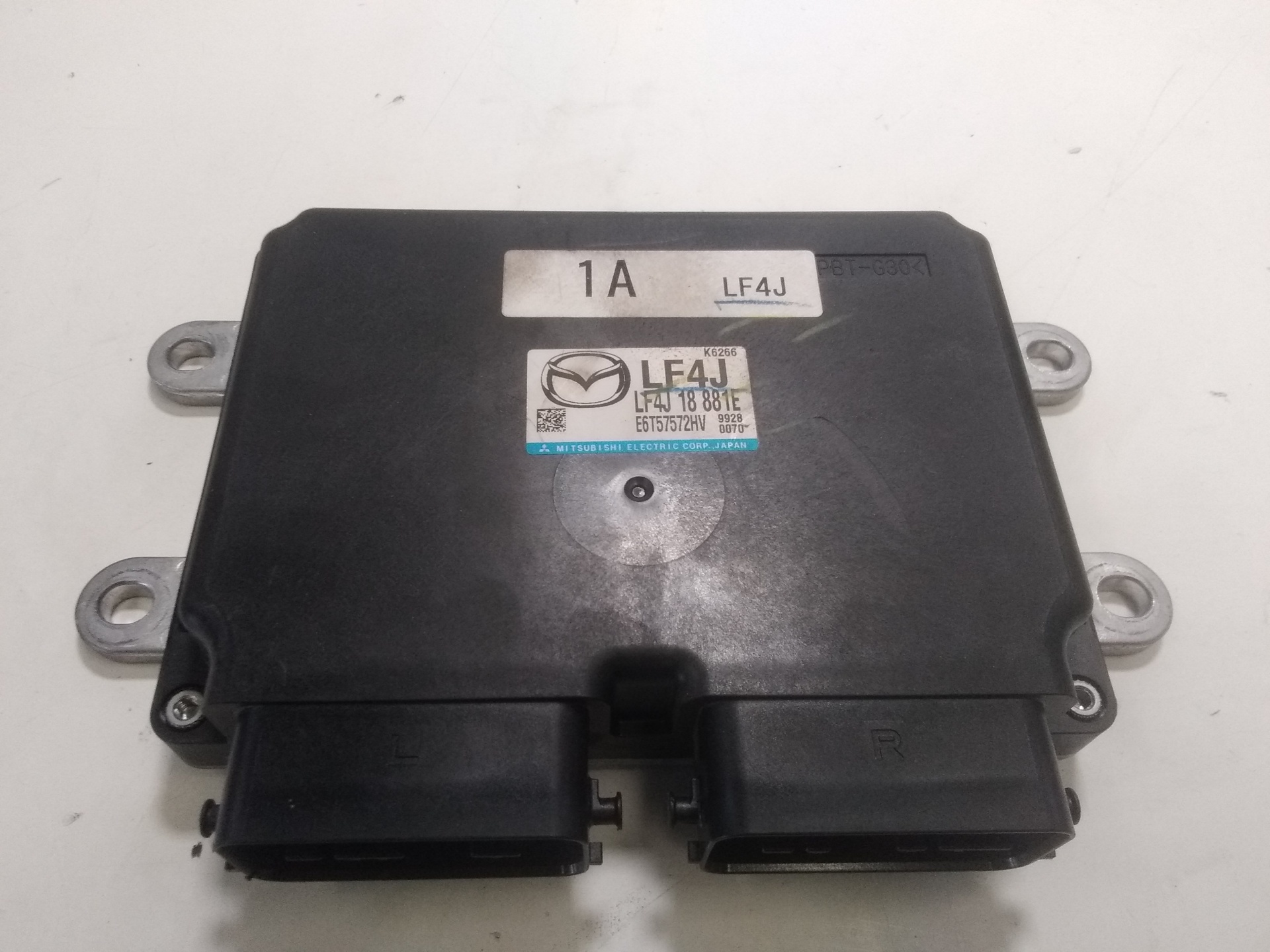 MAZDA 6 GH (2007-2013) Motorkontrollenhet ECU LF4J18881E+ 20621692