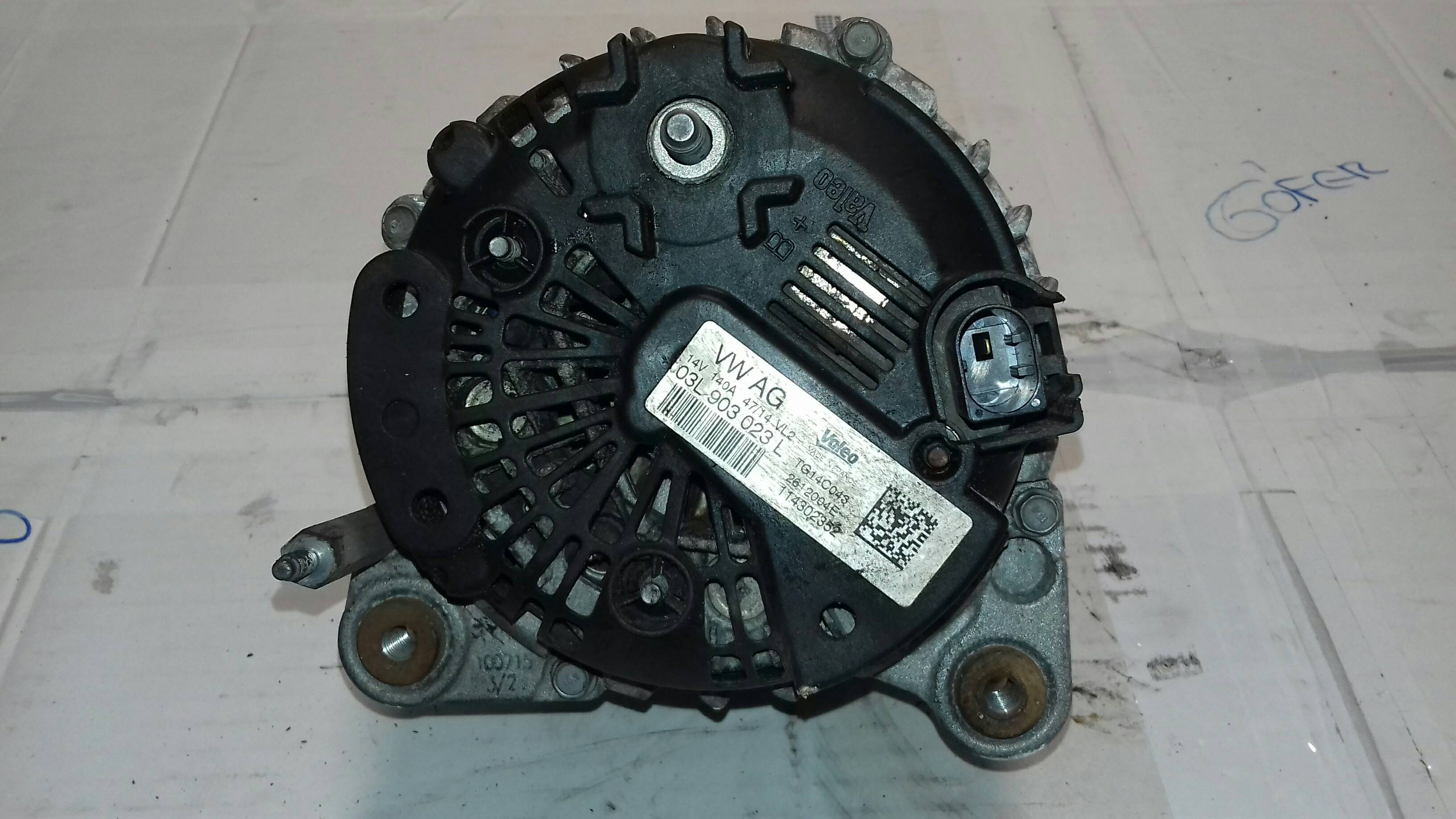 SKODA Yeti 1 generation (2009-2018) Alternator 03L903023L+ 20091541