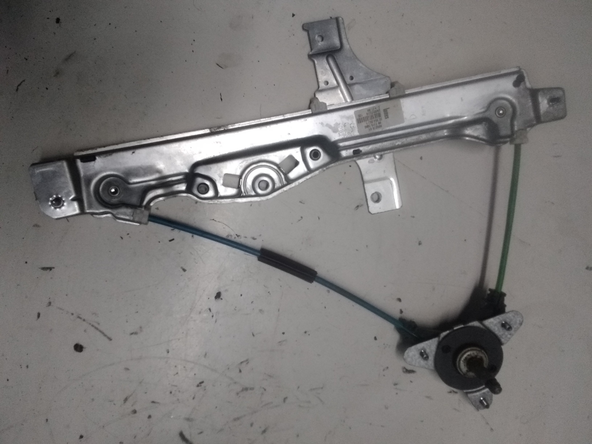 PEUGEOT 208 Peugeot 208 (2012-2015) Rear Right Door Window Regulator 9673153880, 9673153880, 9673153880 23644400