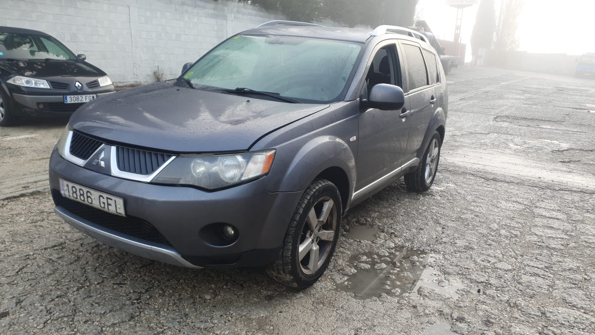 MITSUBISHI Outlander 2 generation (2005-2013) Højre bagerste indvendige åbningshåndtag MN105360+ 20107612