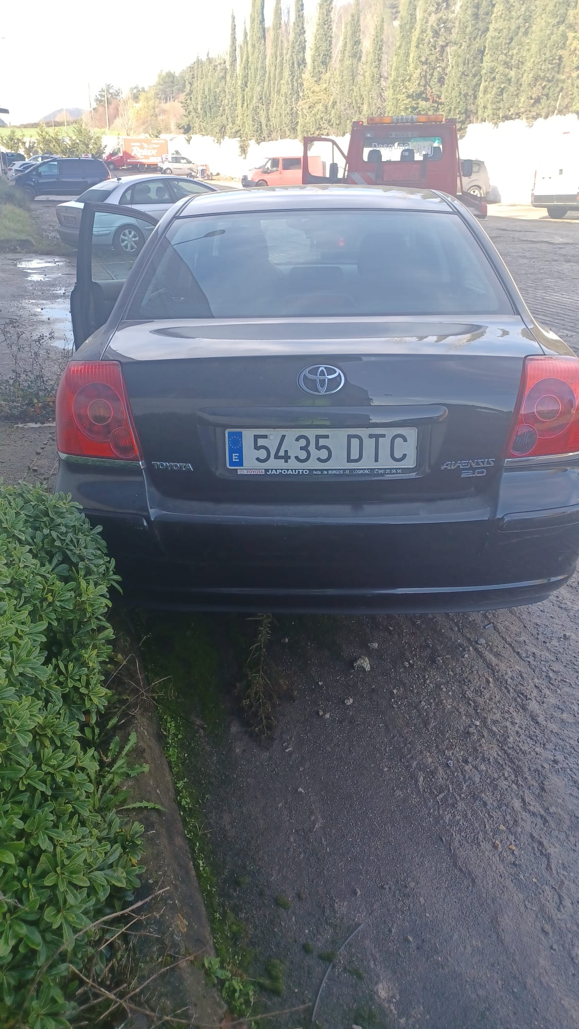 TOYOTA Avensis 2 generation (2002-2009) Priekinių dešinių durų išorinė rankenėlė 242302+ 20129158