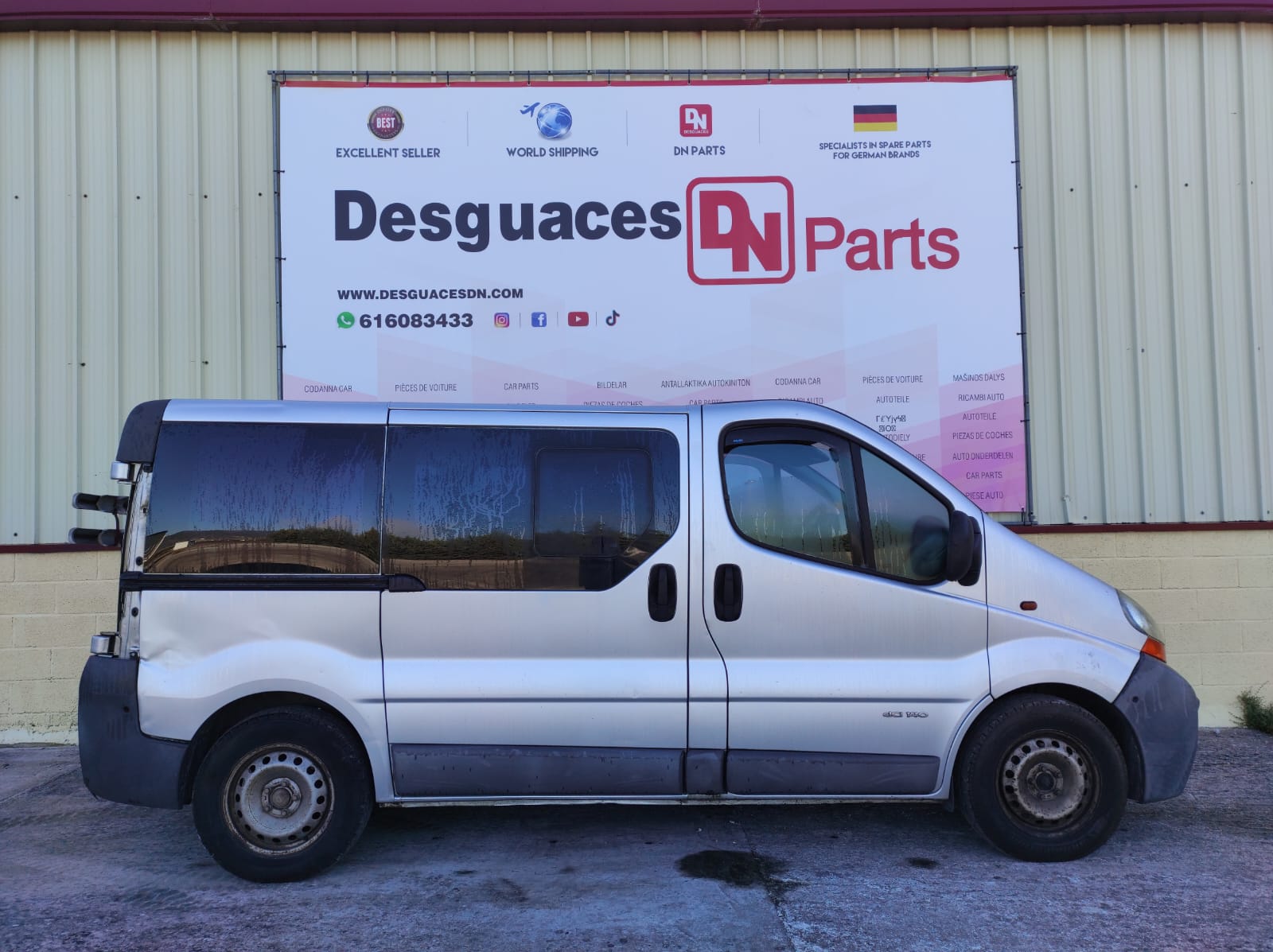 RENAULT Ducato Forreste højre skærm 835202+835202 22825341