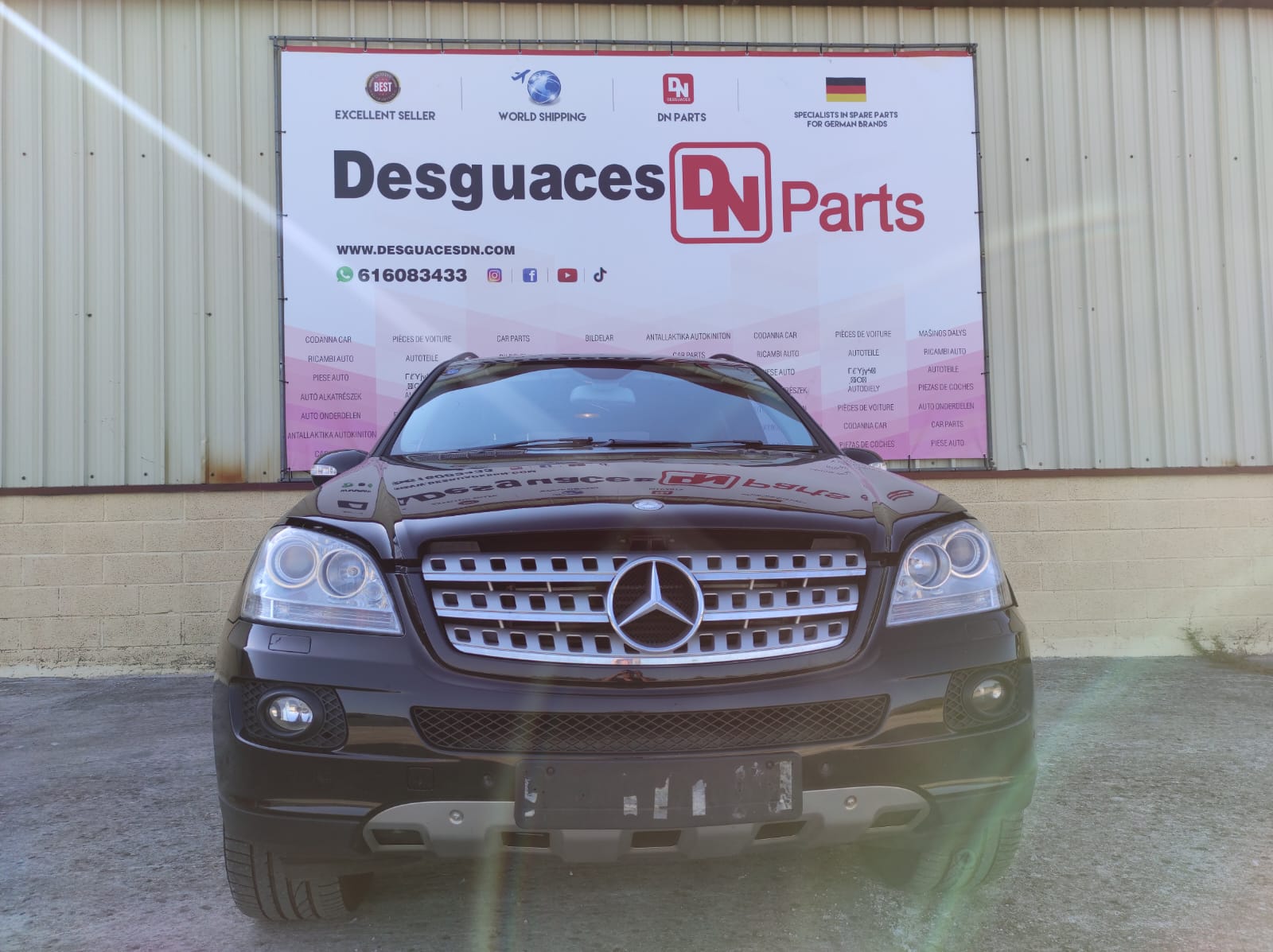 MERCEDES-BENZ M-Class W164 (2005-2011) Galinės kairės durys A1647300105+ 22821669