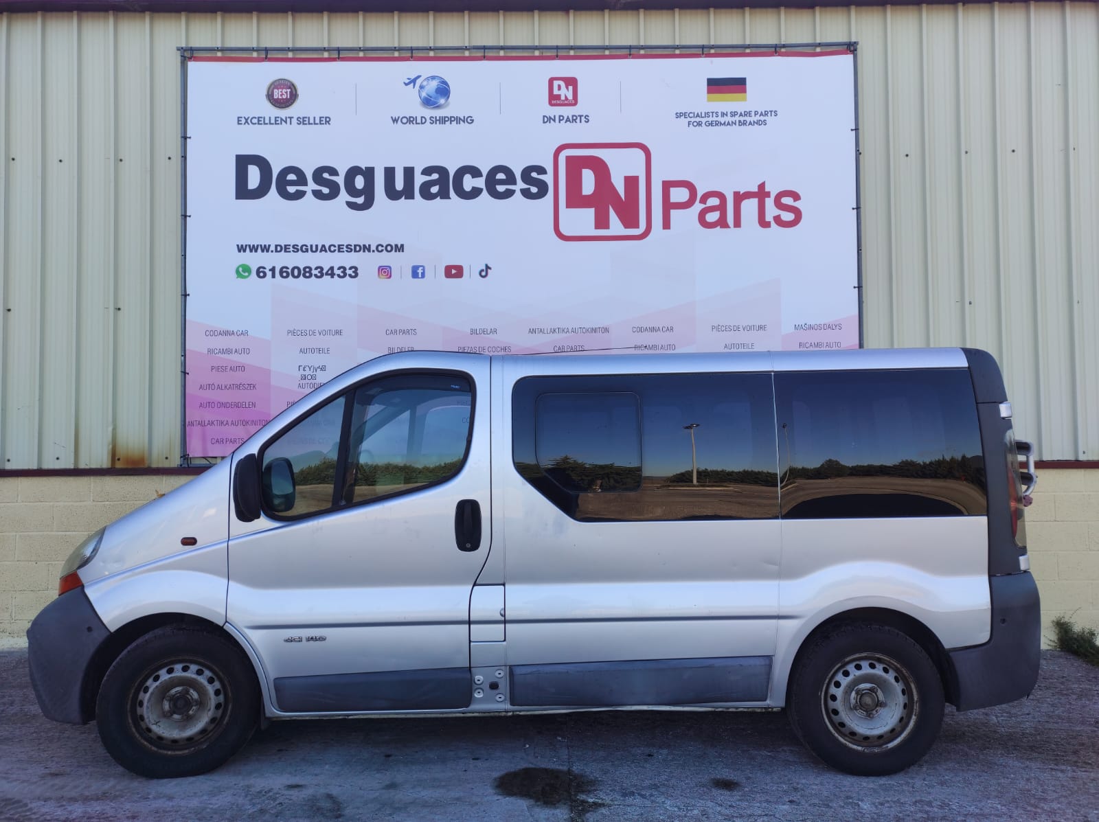 RENAULT Ducato Forreste højre skærm 835202+835202 22825341