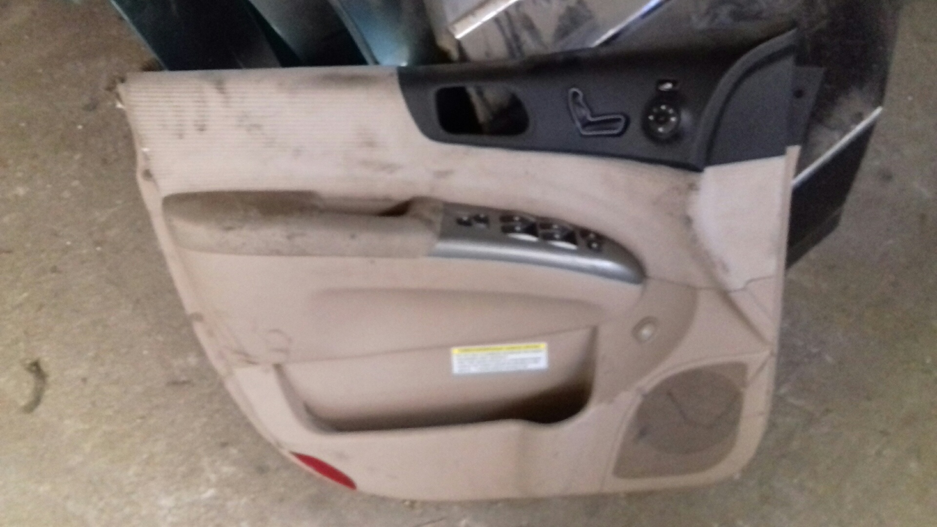 KIA Carnival 2 generation (2006-2010) Front Left Door Panel PUERTA, 743265+GUARNECIDO 20054920