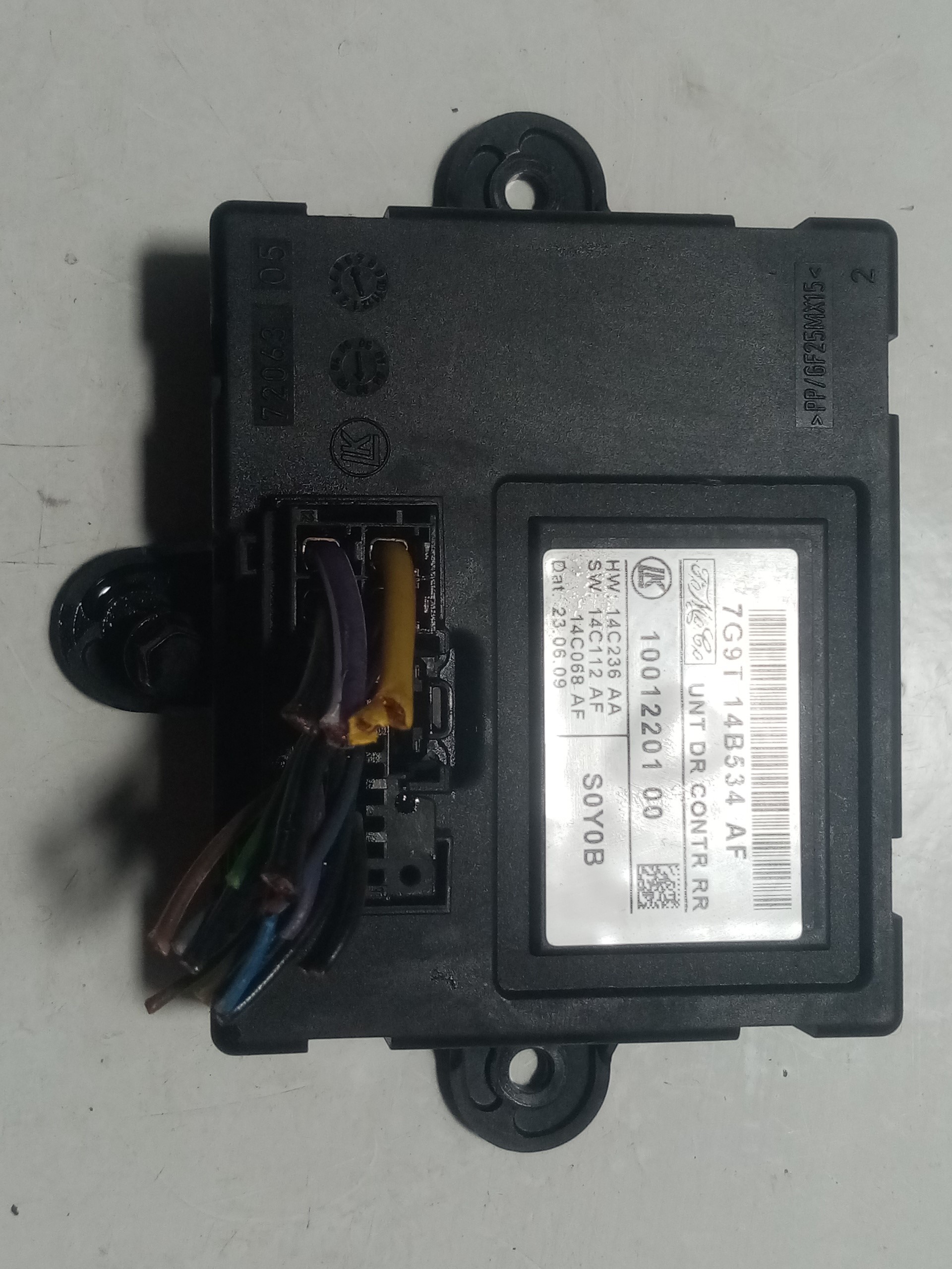 FORD Mondeo 4 generation (2007-2015) Other Control Units 7G9T14B534AF, 7G9T14B534AF, 7G9T14B534AF 23645795