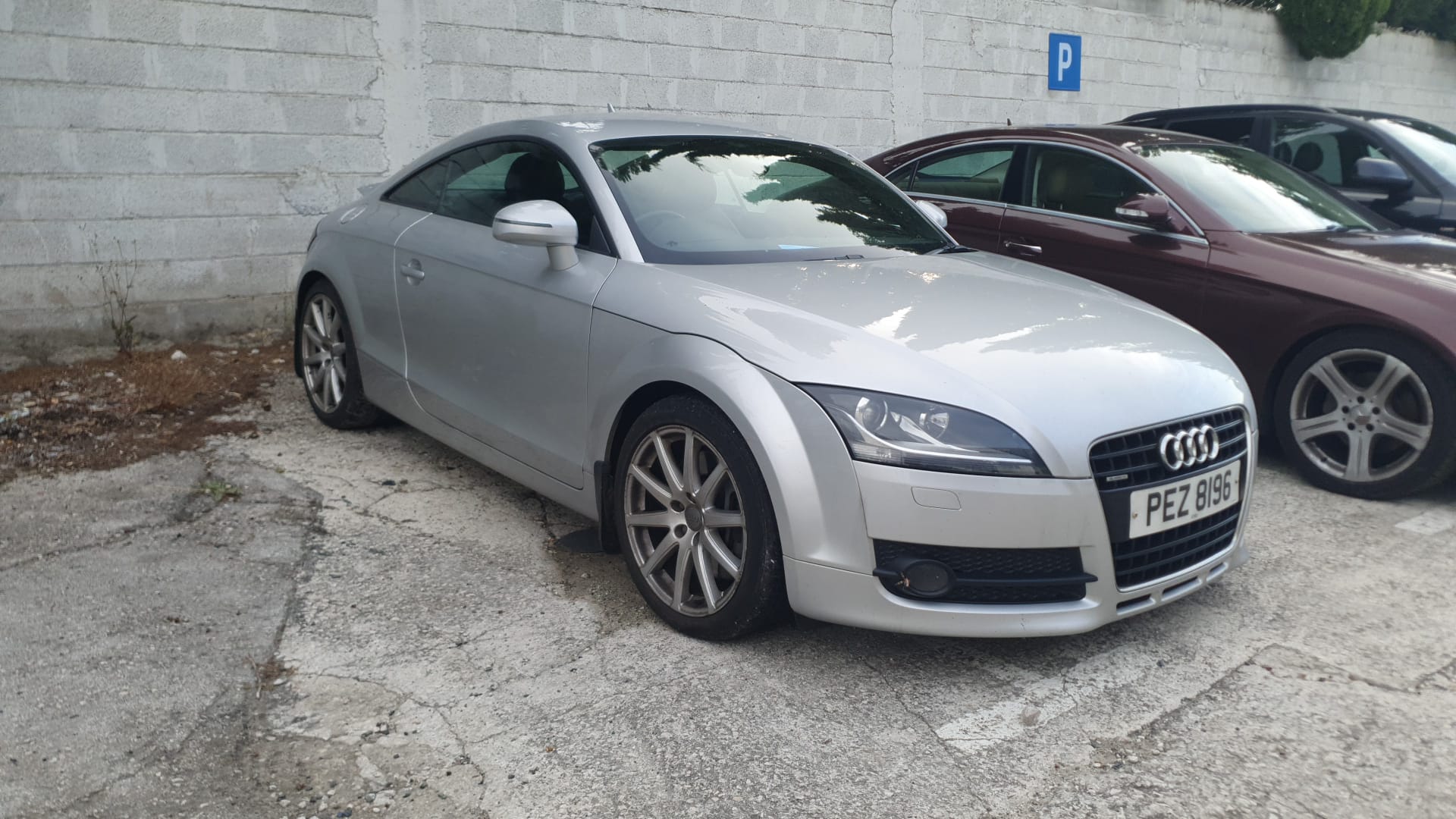 AUDI TT 8J (2006-2014) Наружная ручка передней правой двери 8J02837886+ 22823769