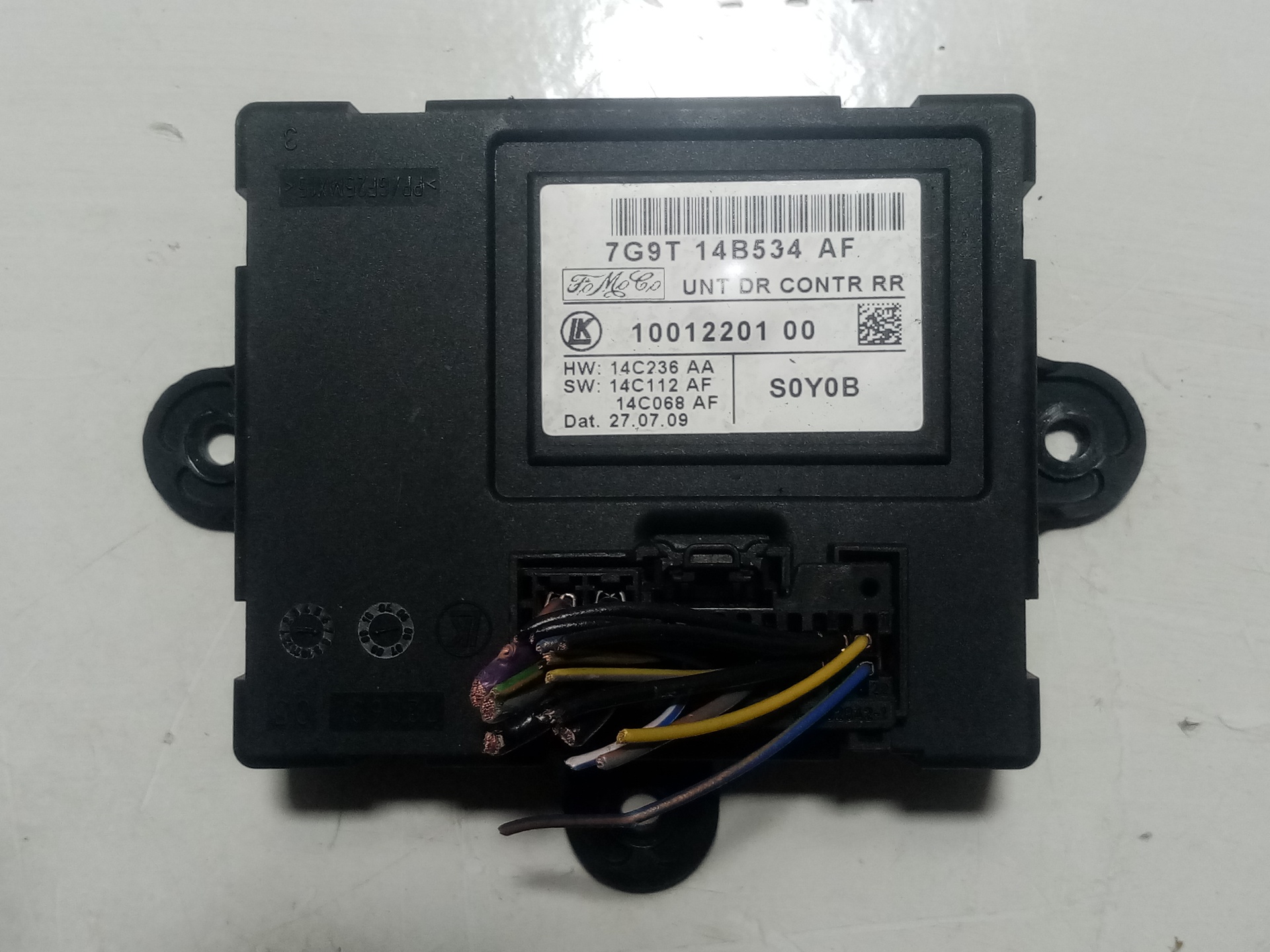 FORD Mondeo 4 generation (2007-2015) Other Control Units 7G9T14B534AF, 7G9T14B534AF, 7G9T14B534AF 23645785