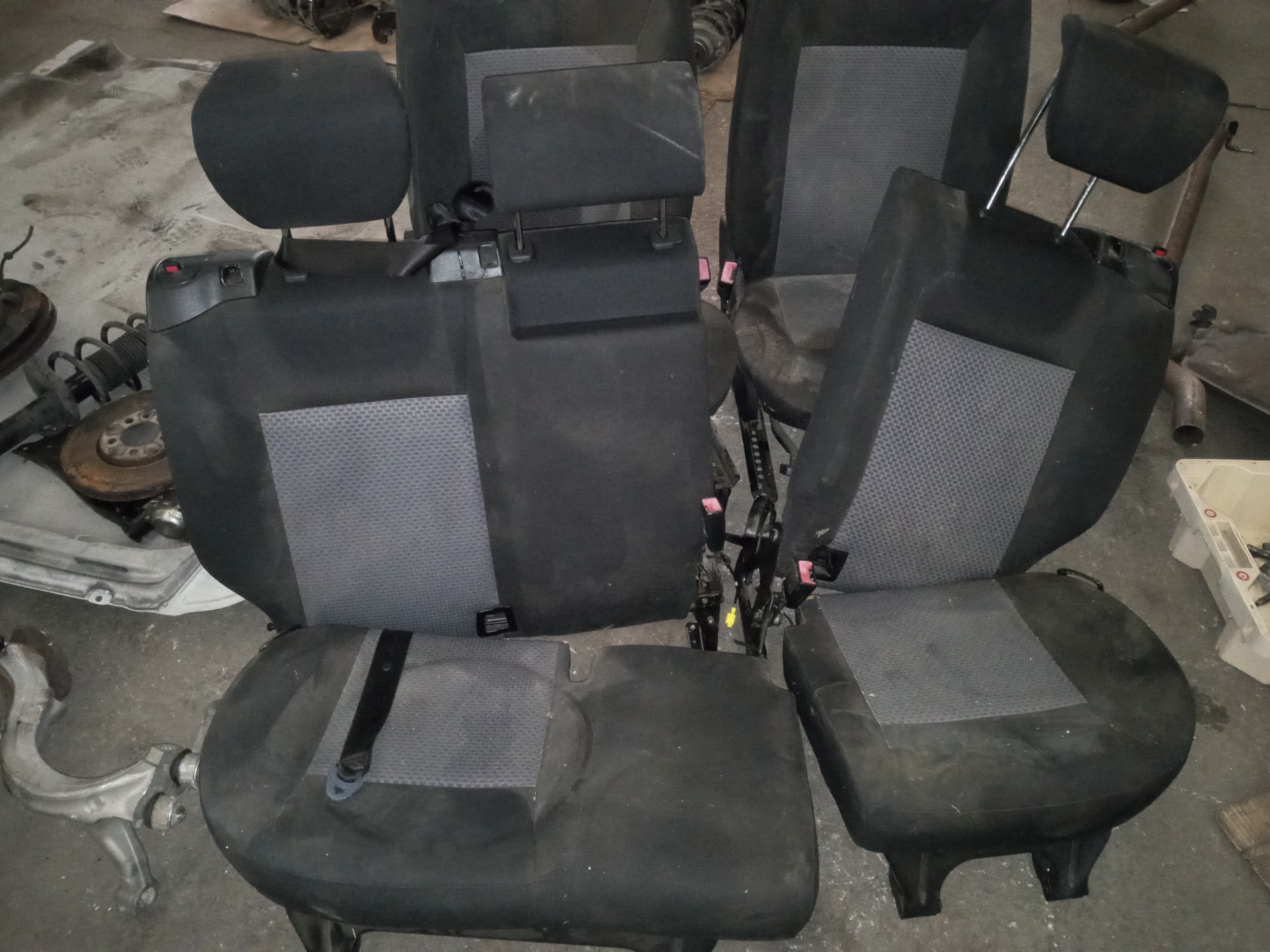 MERCEDES-BENZ A-Class W169 (2004-2012) Rear Seat COLORNEGRO 20104978