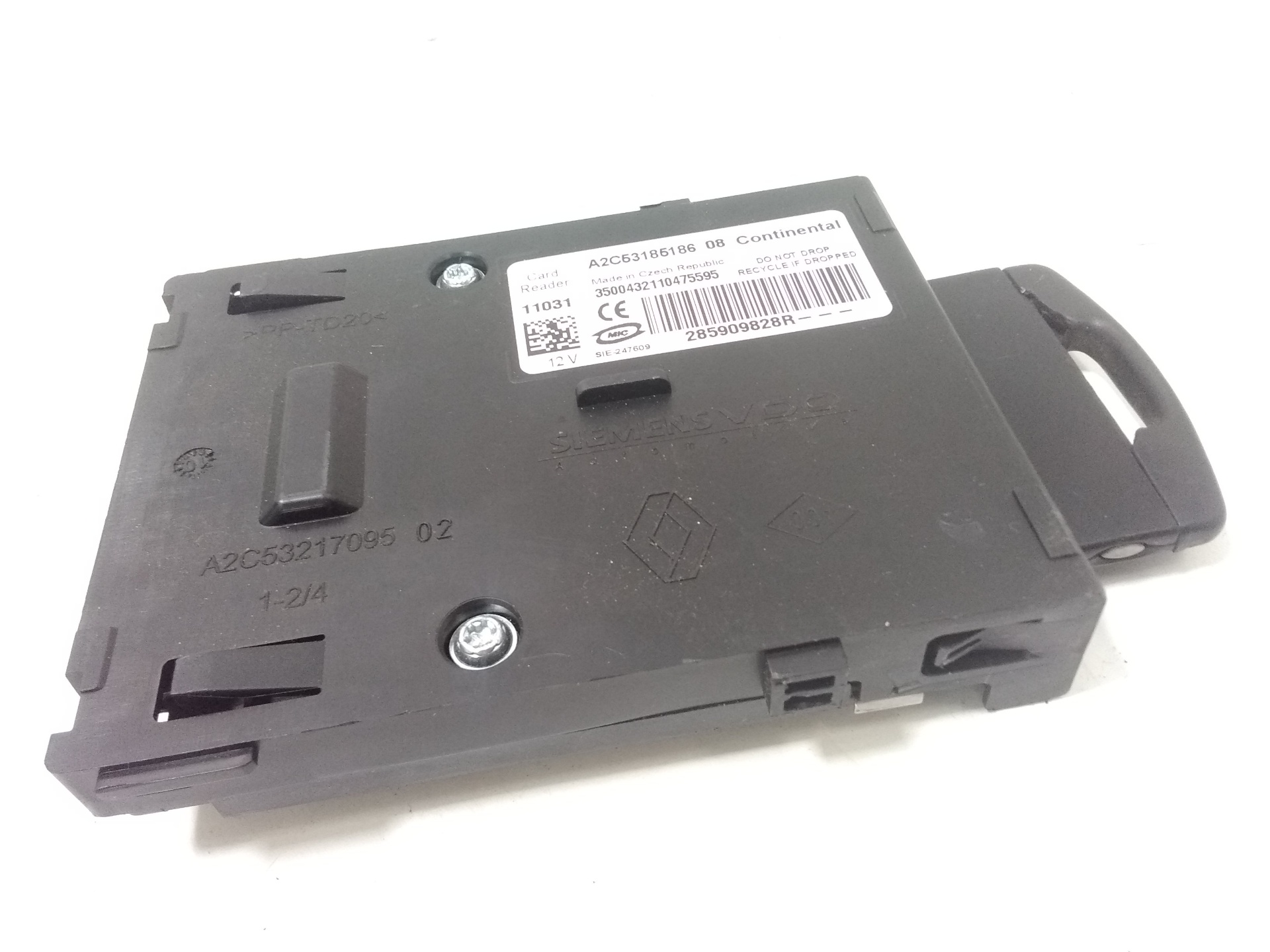 RENAULT Megane 3 generation (2008-2020) Immobiliser control unit 285909828R+ 20130883