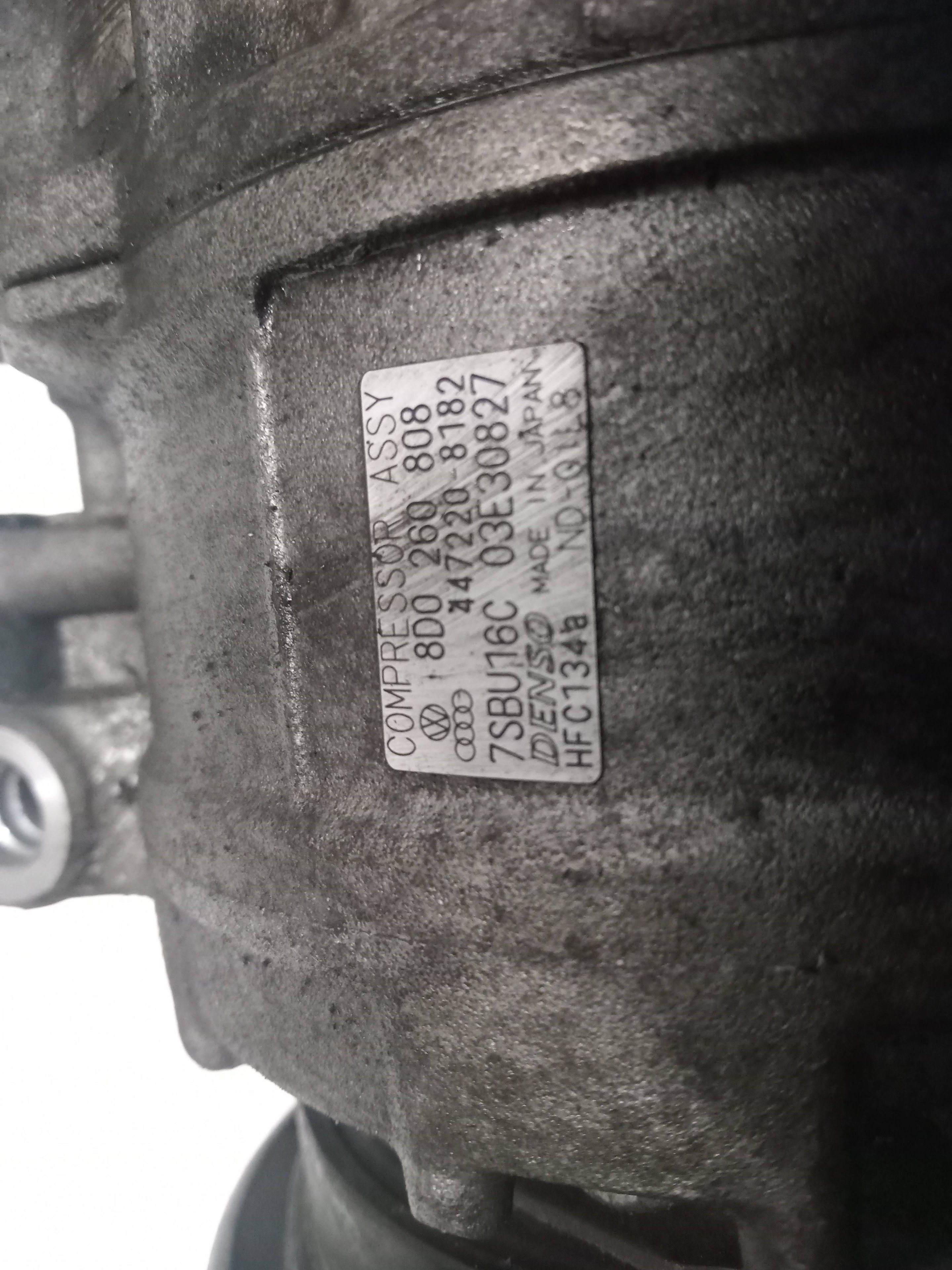 AUDI A4 B6/8E (2000-2005) Pompe de climatisation 8D0260808,8D0260808,8D0260808,8D0260808+8D0260808 22826446