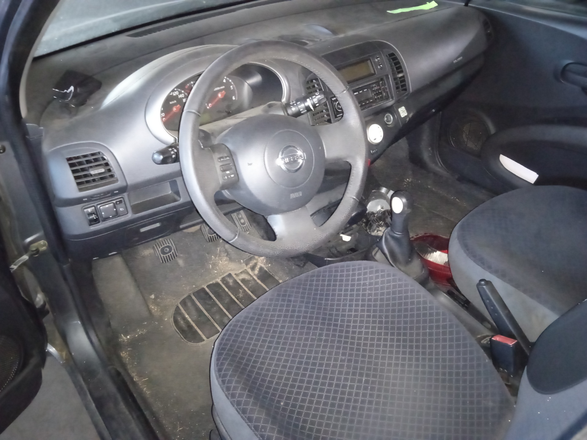 NISSAN Micra K12 (2002-2010) Priekinių kairių durų veidrodis ESTANTERÍA20 24890022