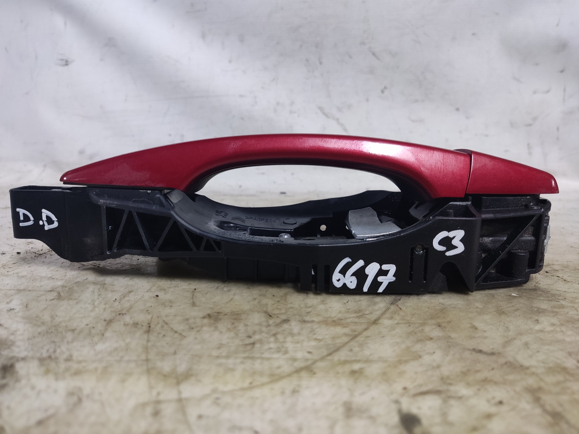 CITROËN C3 1 generation (2002-2010) Front Right Door Exterior Handle 9802977180 24925767