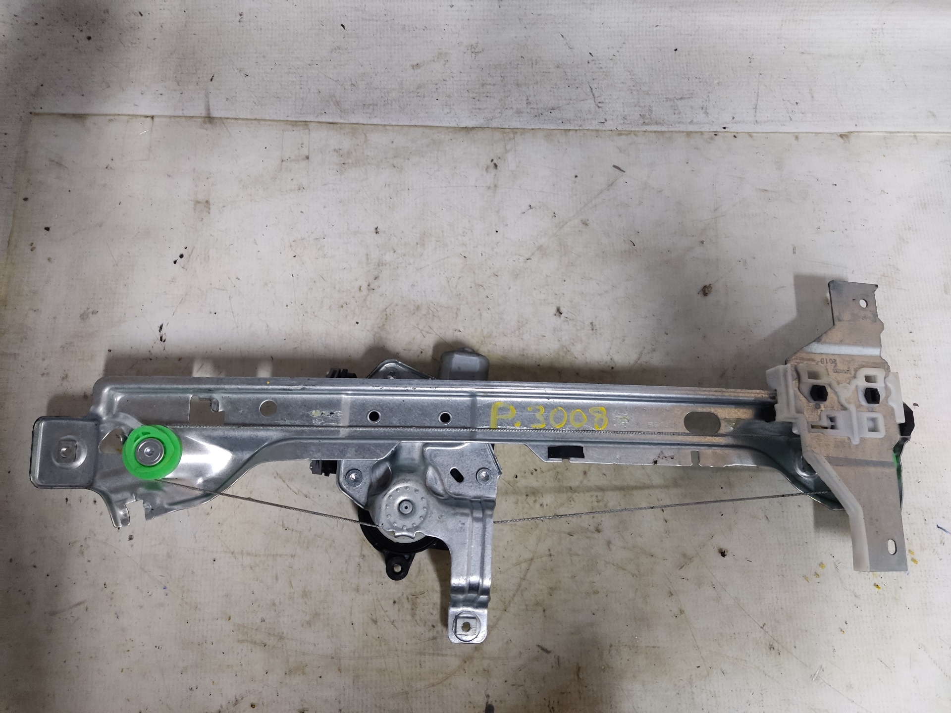 PEUGEOT 3008 2 generation (2017-2023) Rear Right Door Window Regulator GANCHO28 24896109