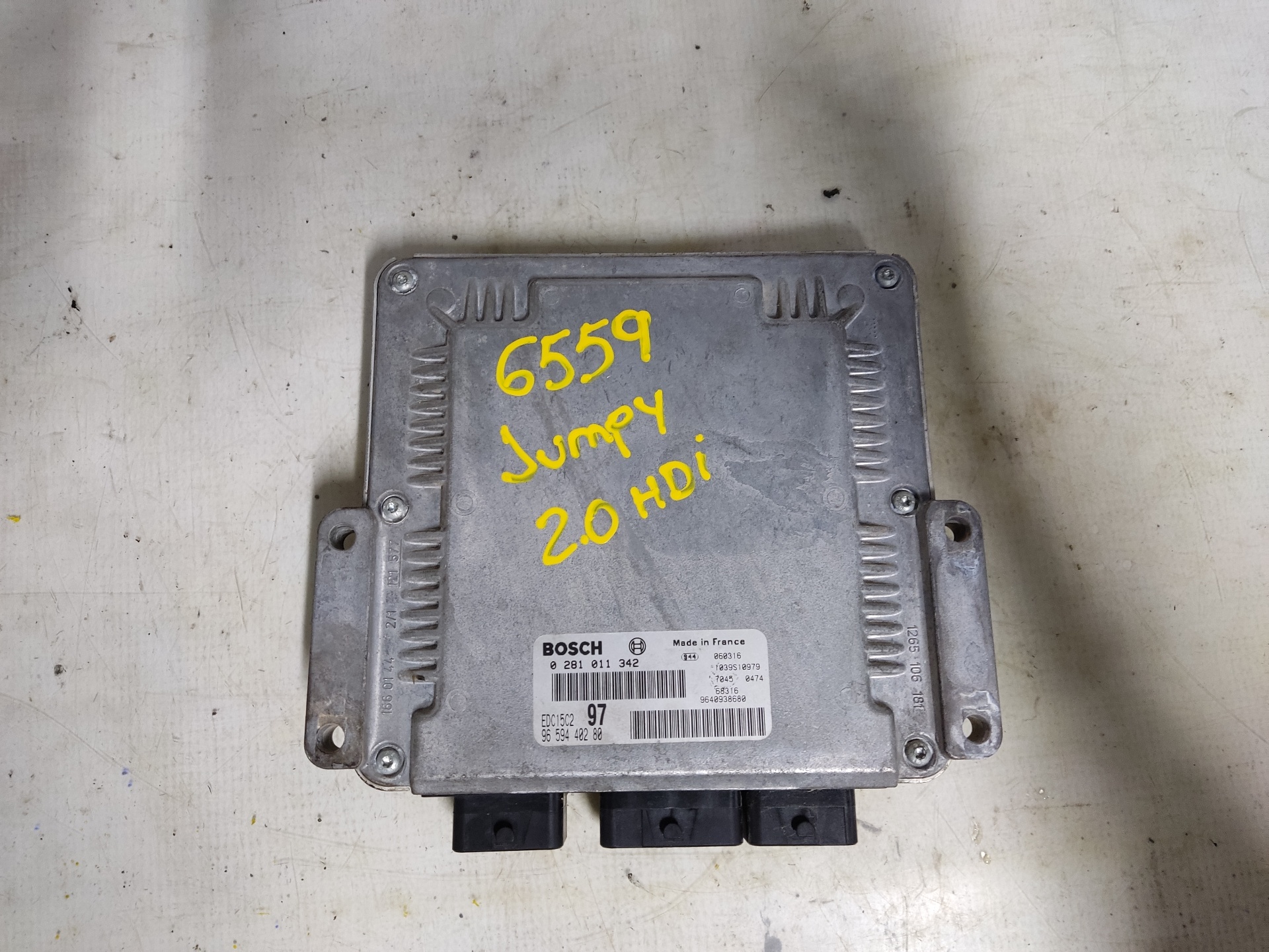 CITROËN Engine Control Unit ECU 0281011342 24895240