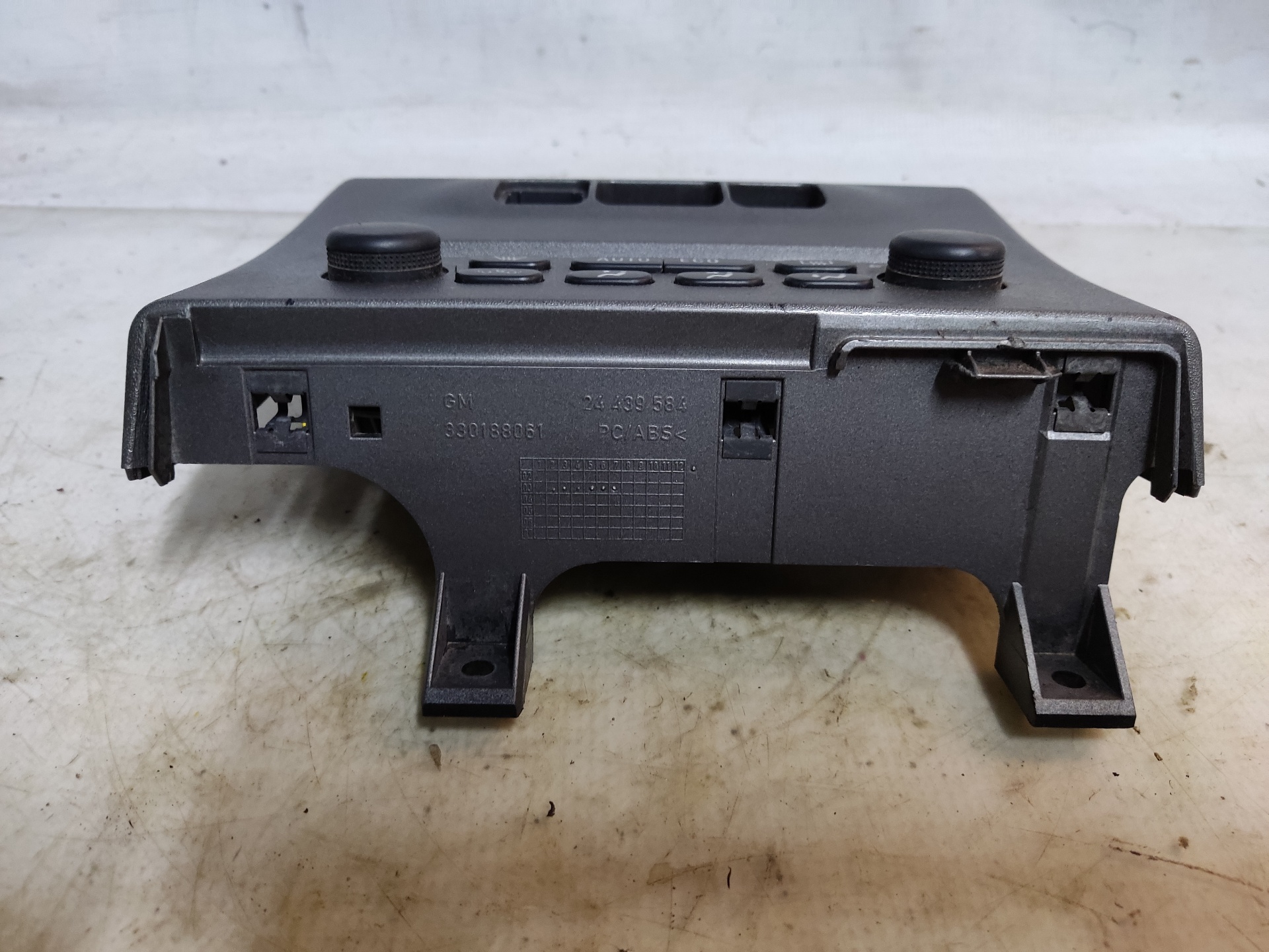 OPEL Zafira A (1999-2003) Climate  Control Unit ESTANTERÍA93 24895690