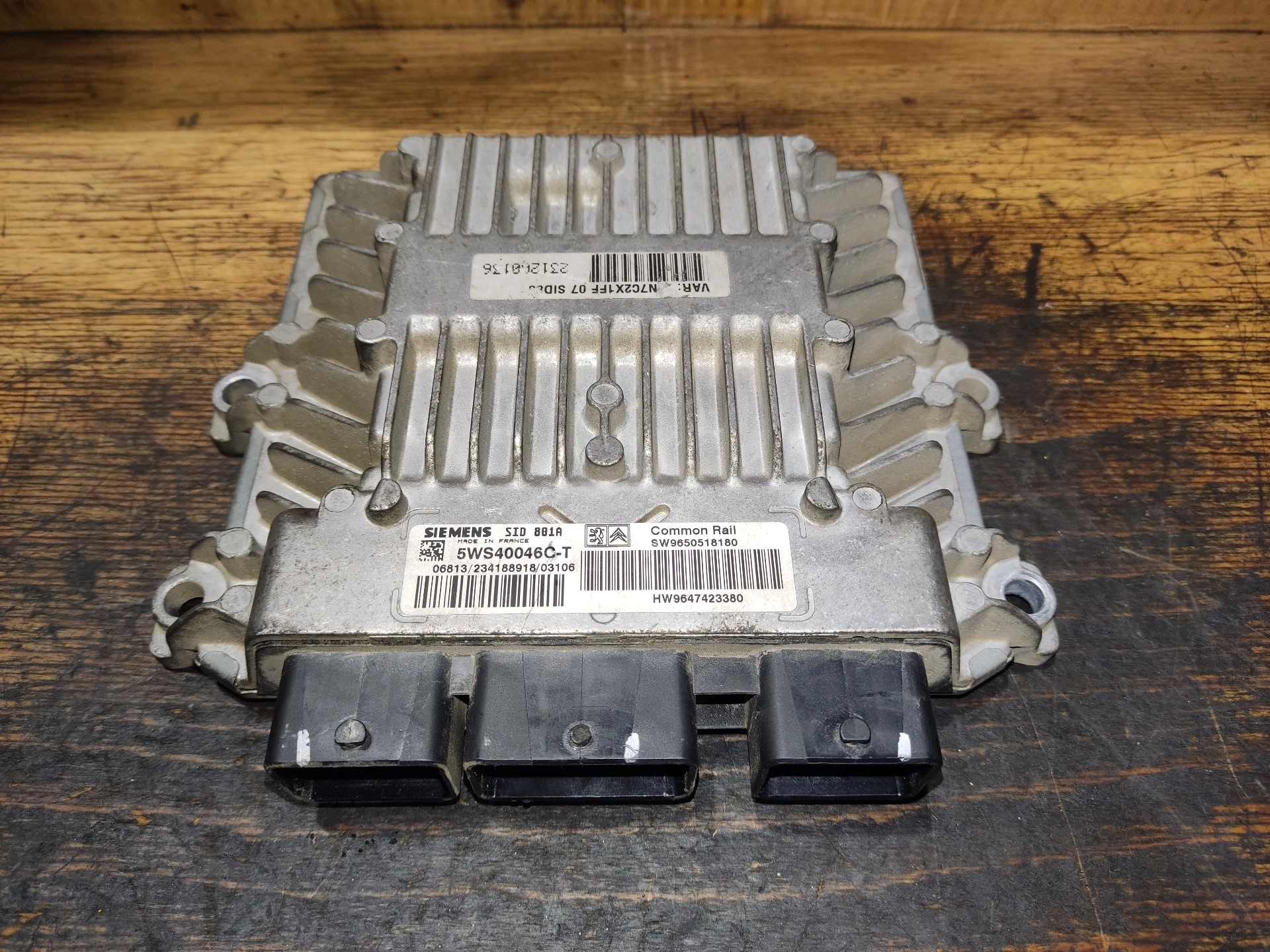 CITROËN Cee'd 1 generation (2007-2012) Motorkontrolenhed ECU 5WS40046CT 24898927