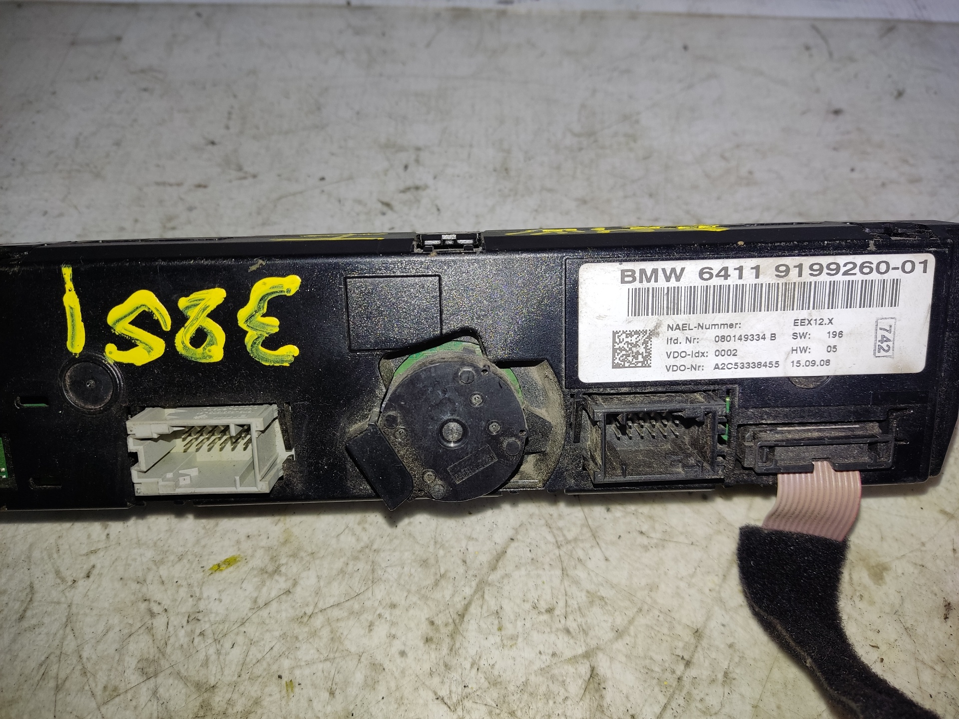 BMW 1 Series E81/E82/E87/E88 (2004-2013) Climate  Control Unit ESTANTERÍA85 24894429