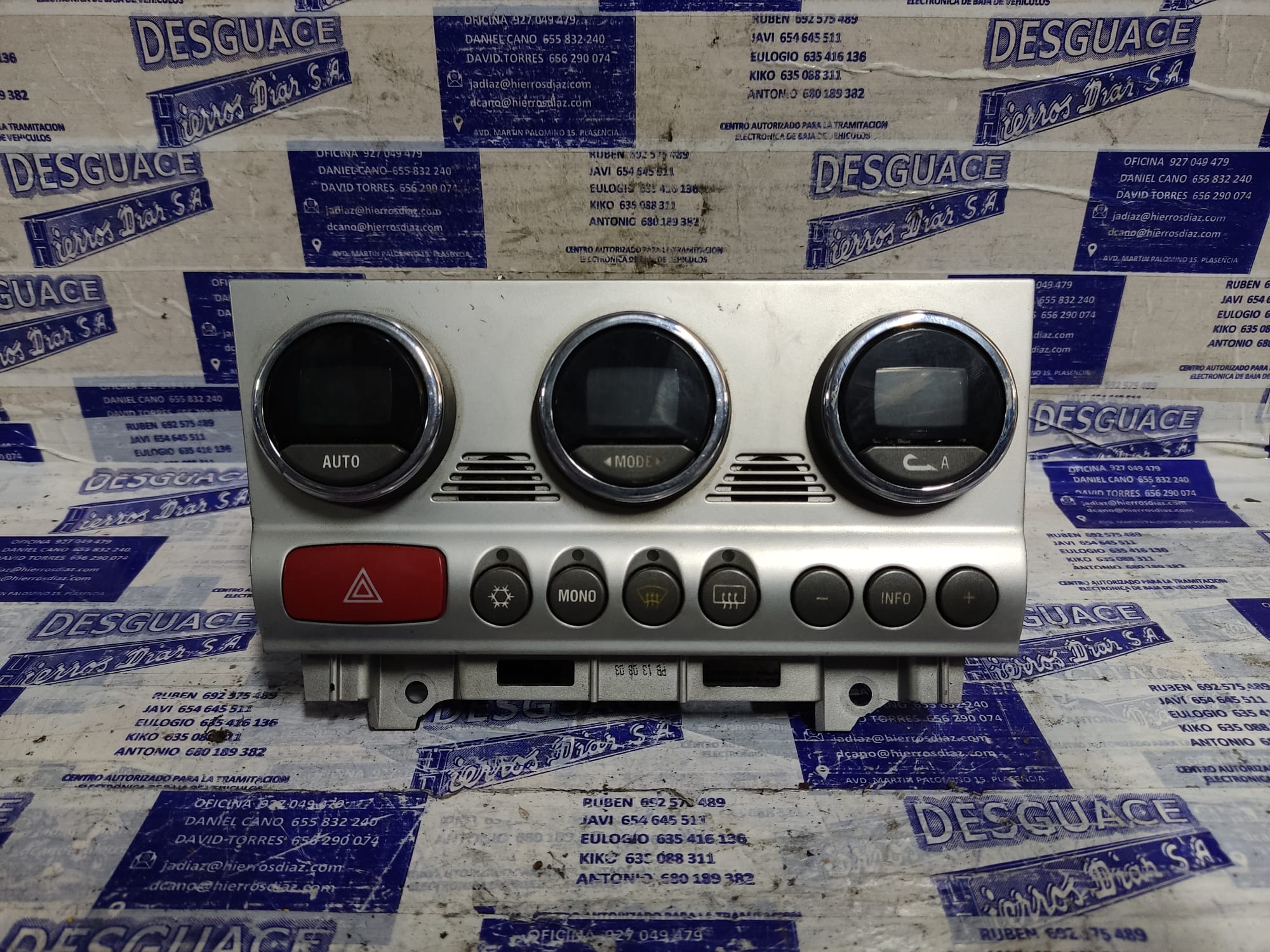 ALFA ROMEO 156 932 (1997-2007) Climate  Control Unit ESTANTERÍA49 24891508