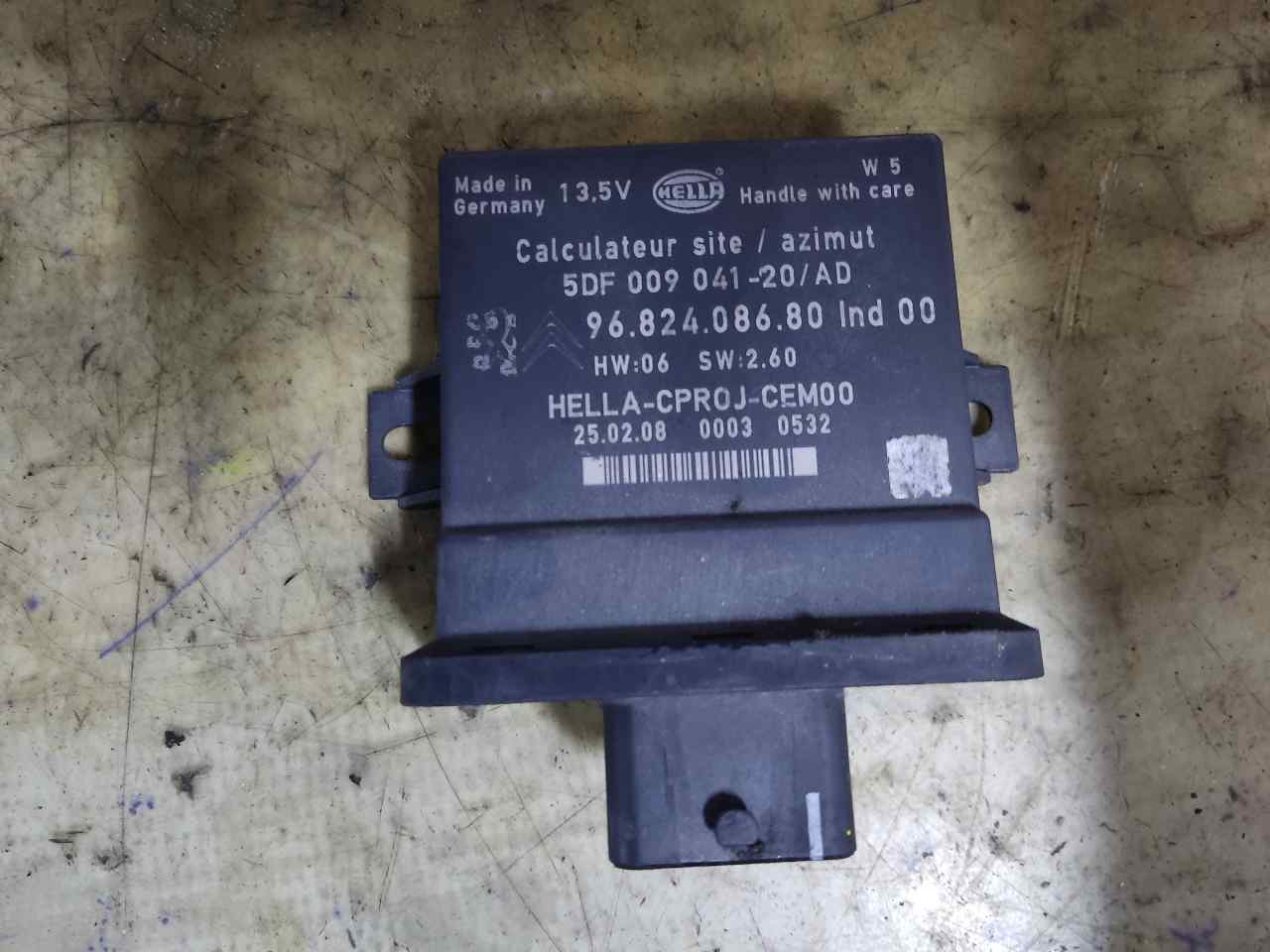 CITROËN C4 Picasso 1 generation (2006-2013) Ajovalojen ohjausyksikkö 9682408680 24903009