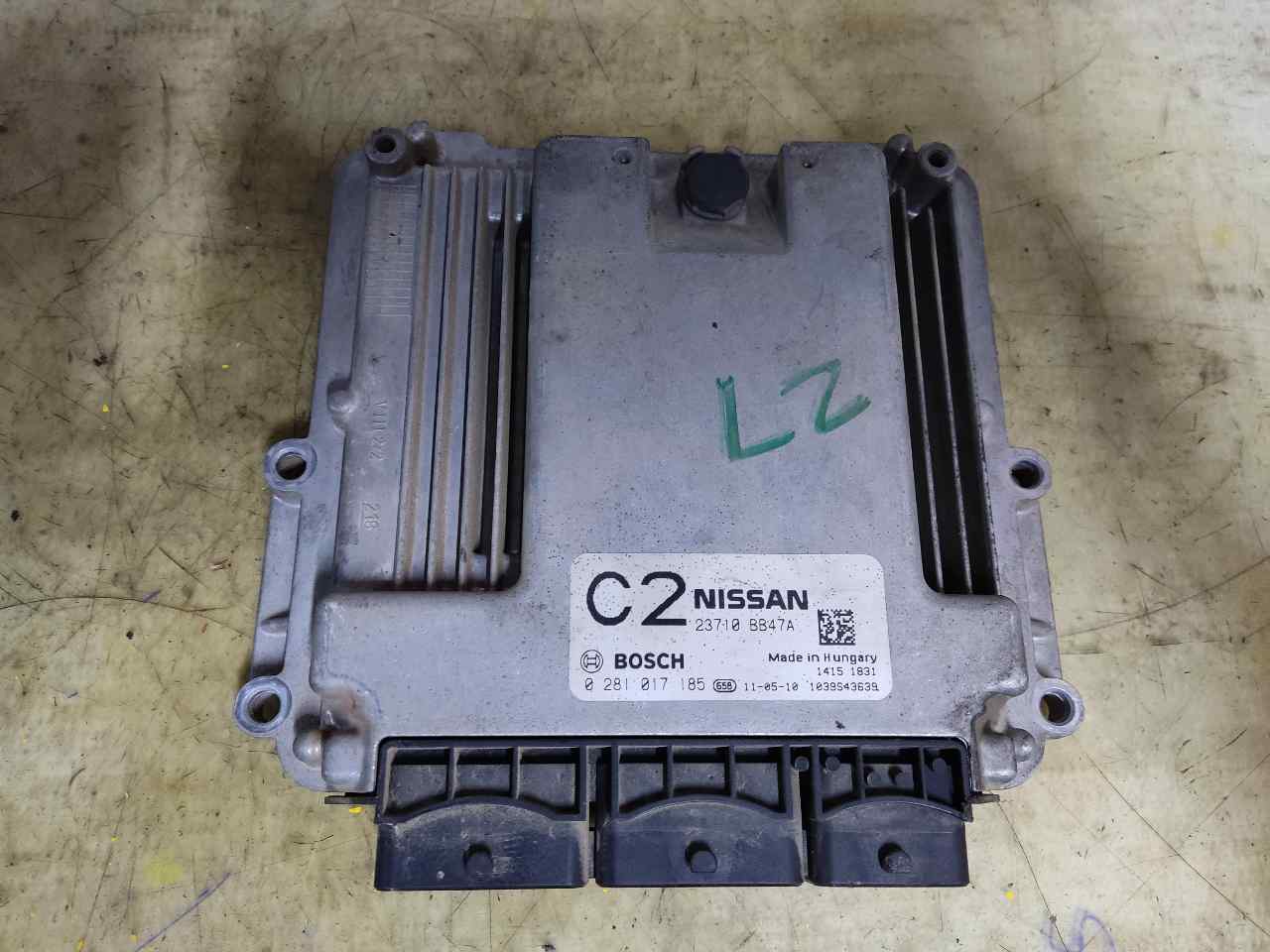 NISSAN Qashqai 1 generation (2007-2014) Блок управления двигателем 0281017185 24902952