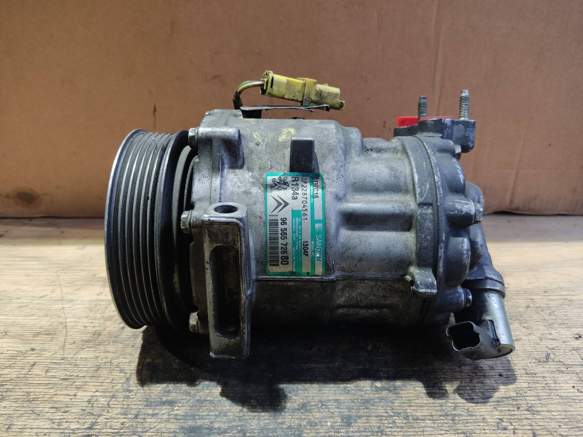 CITROËN C5 1 generation (2001-2008) Air Condition Pump 9656572680 24885496