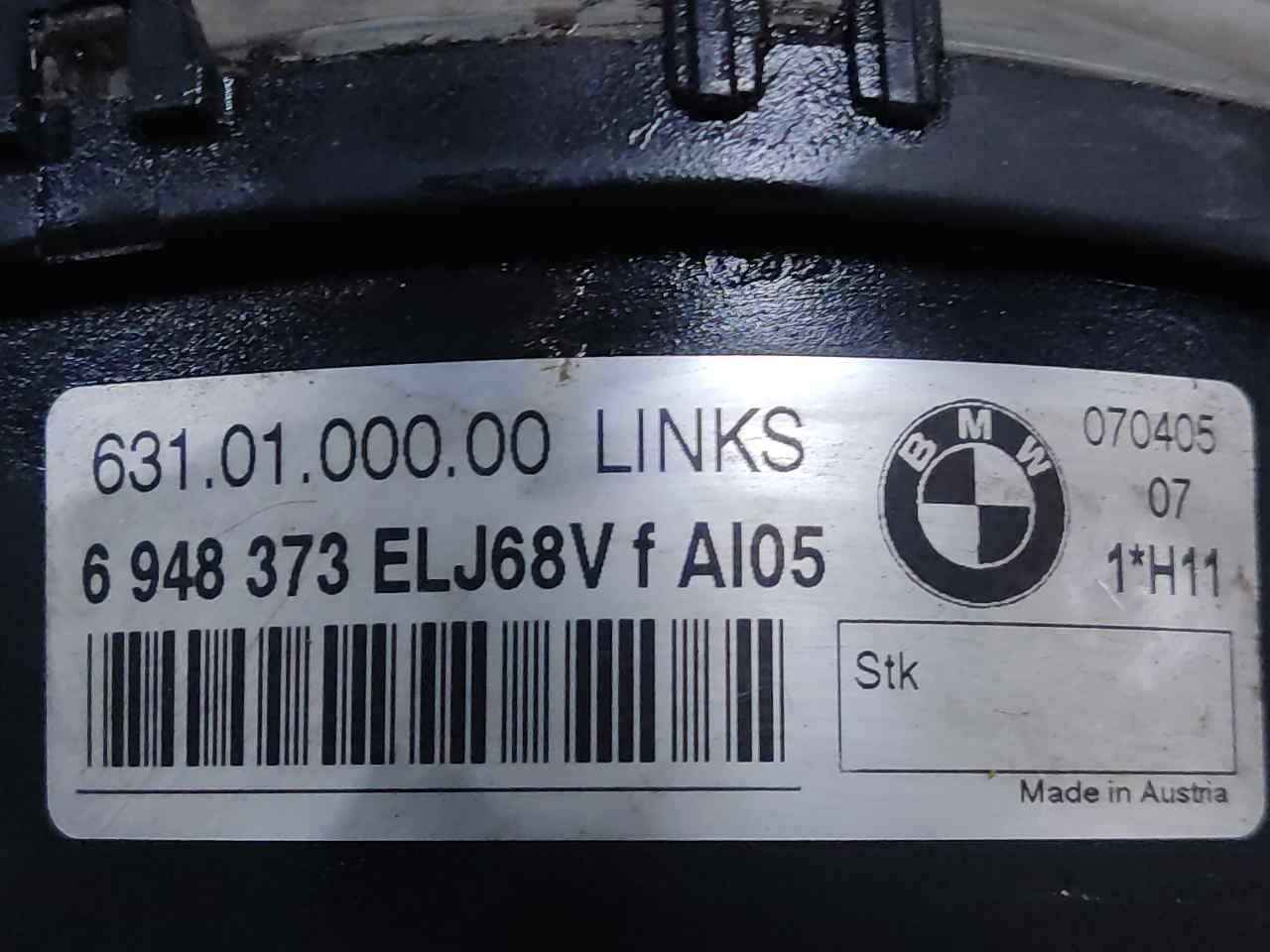 BMW 3 Series E90/E91/E92/E93 (2004-2013) Левая противотуманка переднего бампера 6310100000 23815536